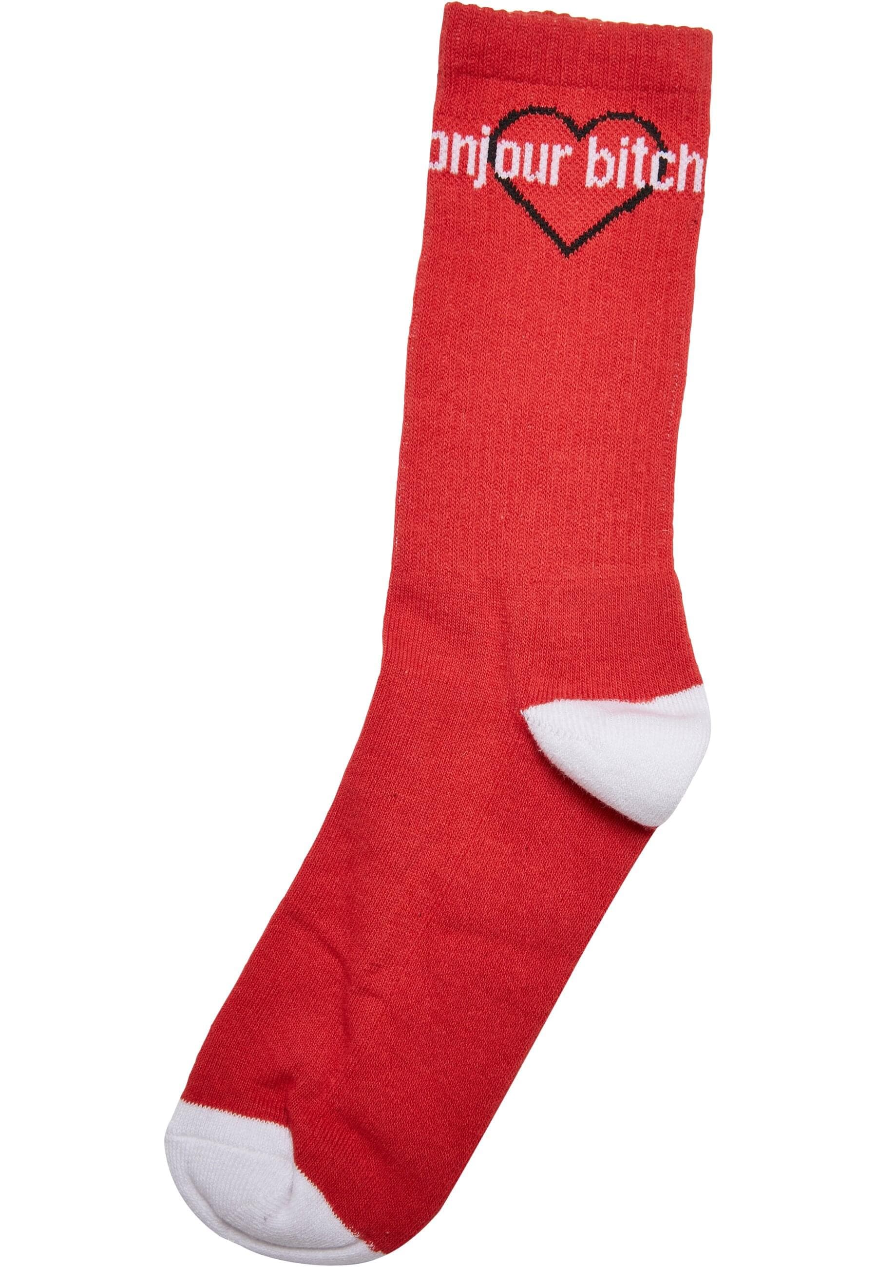 MisterTee Basicsocken "MisterTee Unisex Bonjour Bitches Socks 3-Pack" 1 Stk günstig online kaufen
