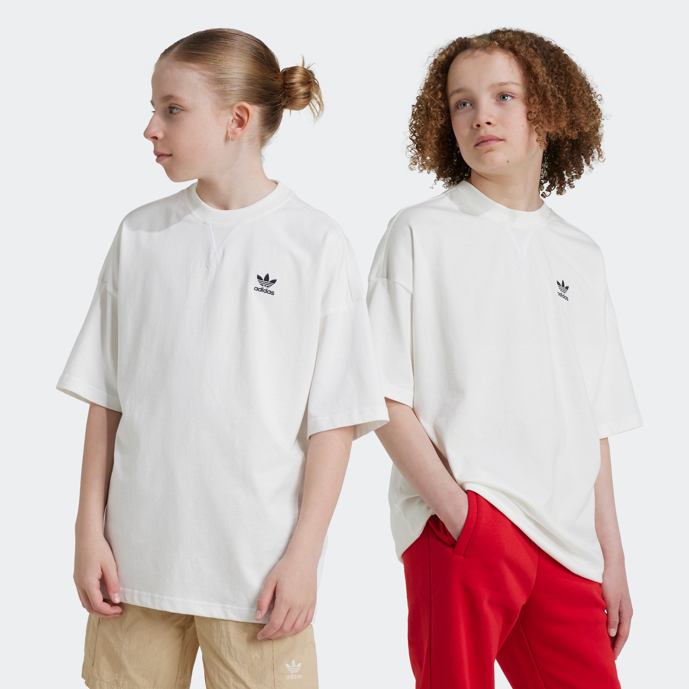 adidas Originals T-Shirt "TEE" lockere Passform, für Kinder, mit aufgesticktem Trefoil Logo