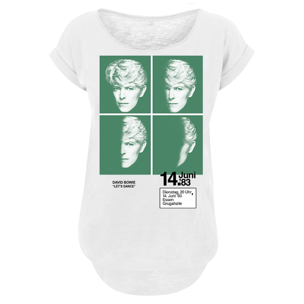 F4NT4STIC T-Shirt »David Bowie 1983 Concert Poster'«