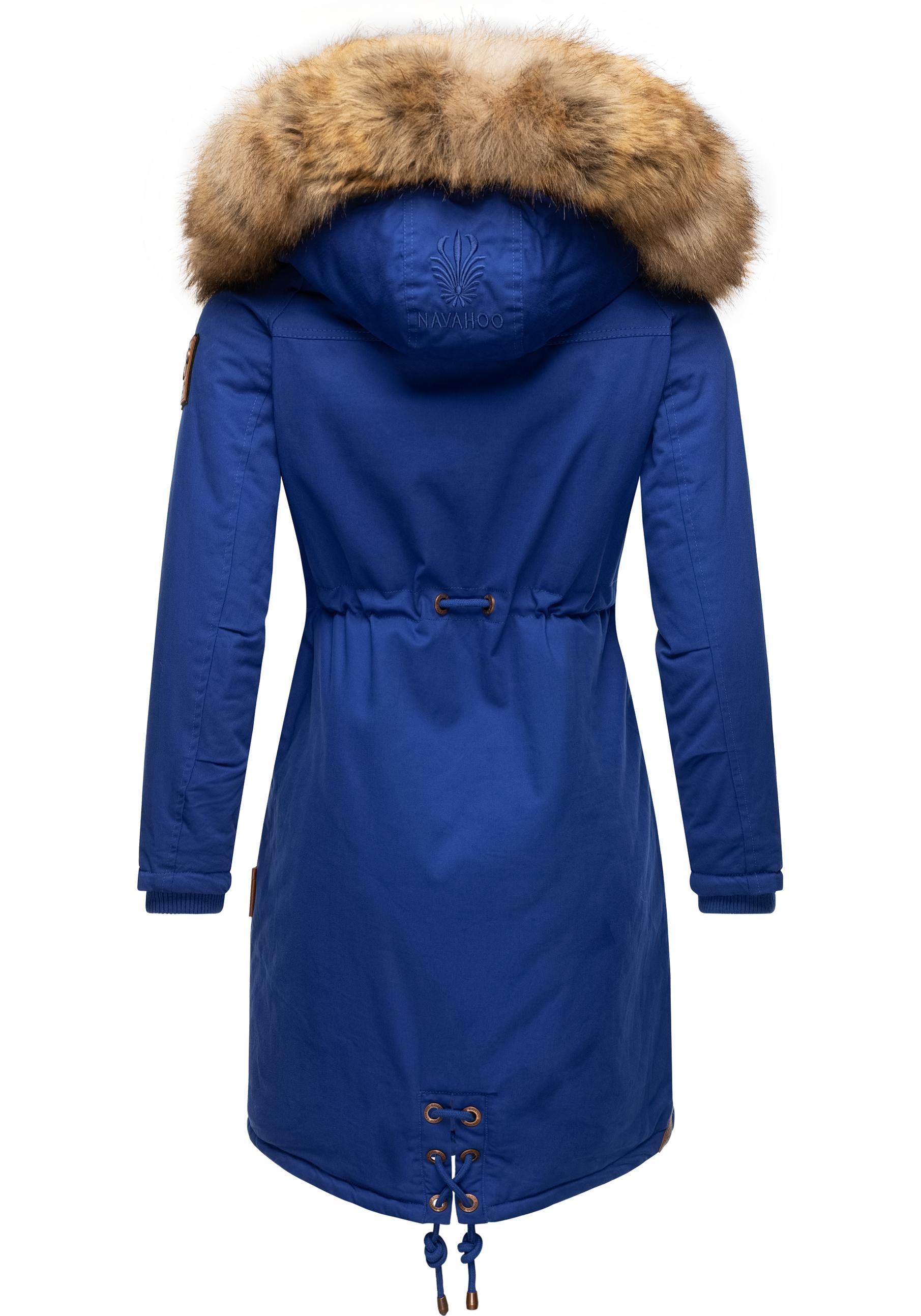 Navahoo Wintermantel mit Kunstfell bestellen Winter »Rosinchen«, Baumwollparka Damen | stylischer BAUR