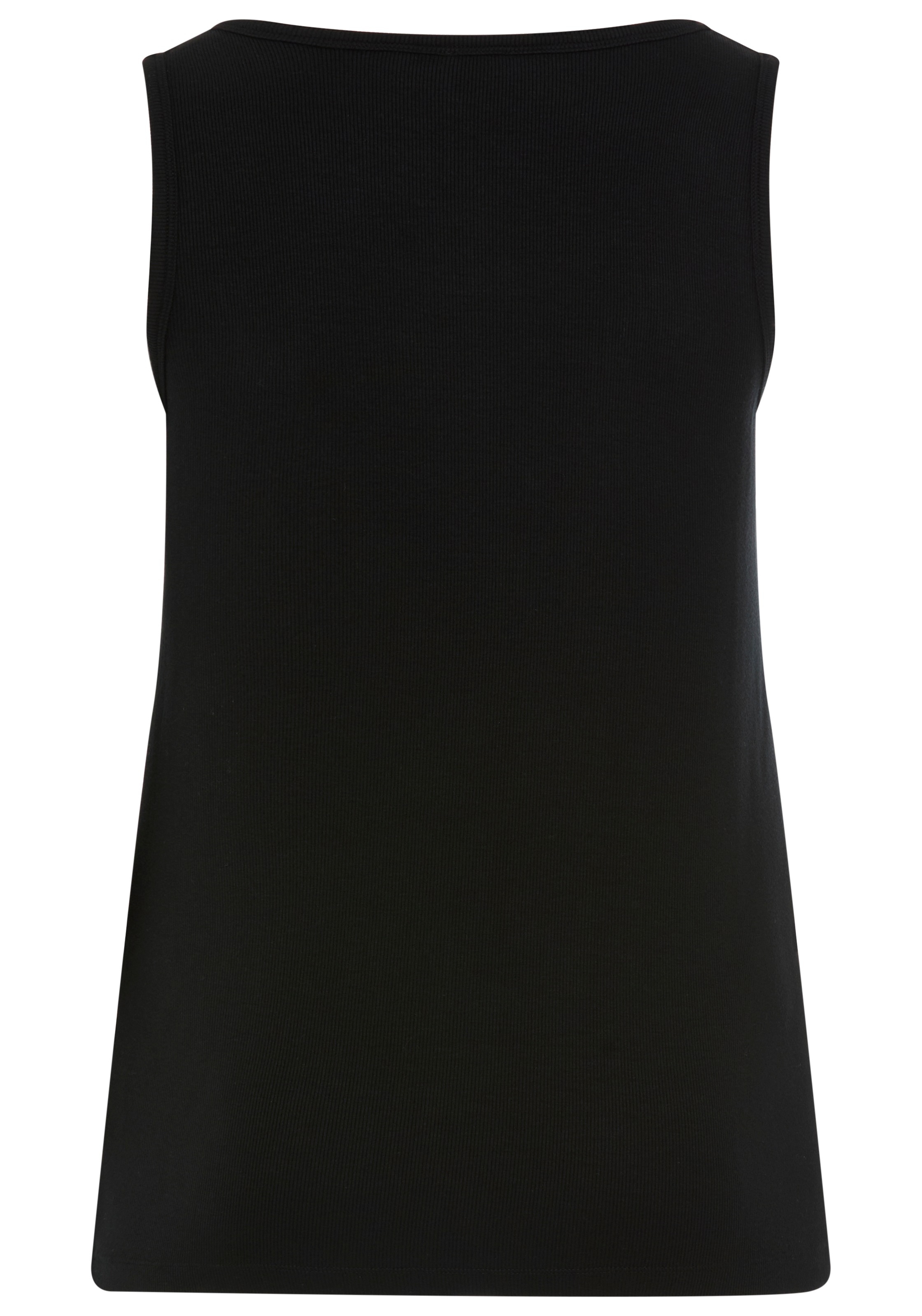 Laura Scott CURVE Tanktop figurbetonte Passform, aus Viskose und Elasthan, in Rippware