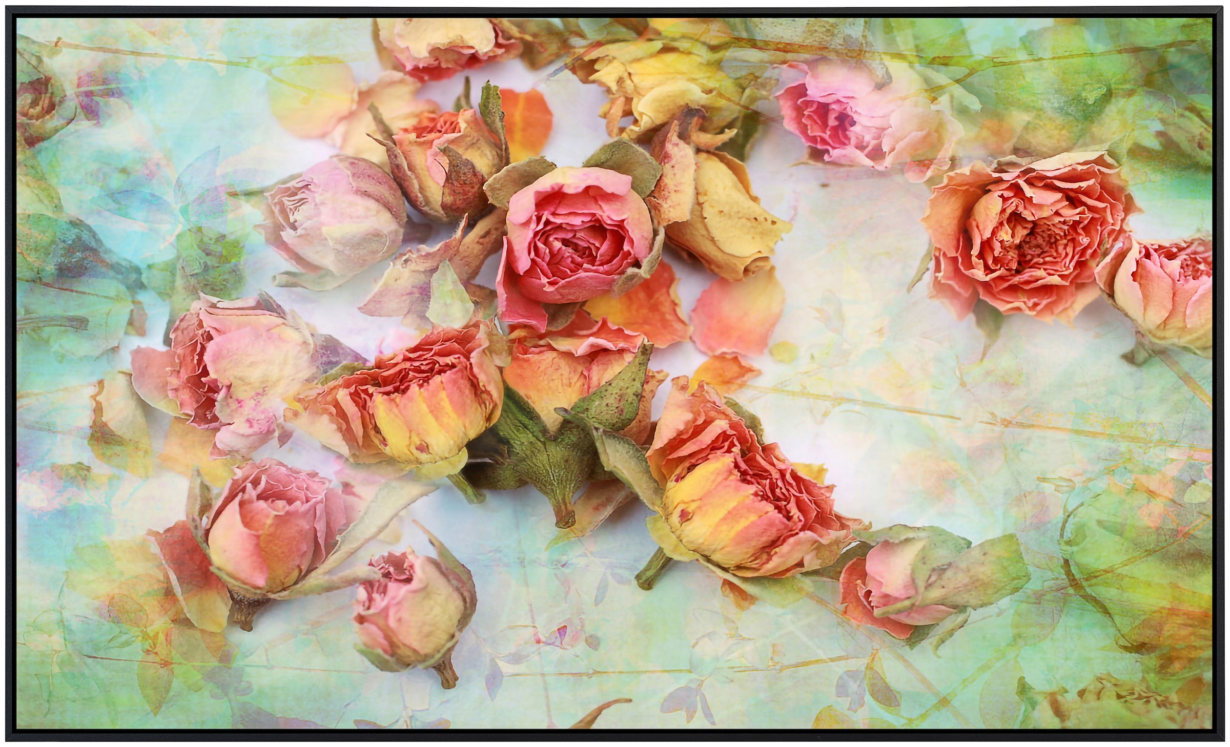Papermoon Infrarotheizung »Vintage Rosen«, sehr angenehme Strahlungswärme
