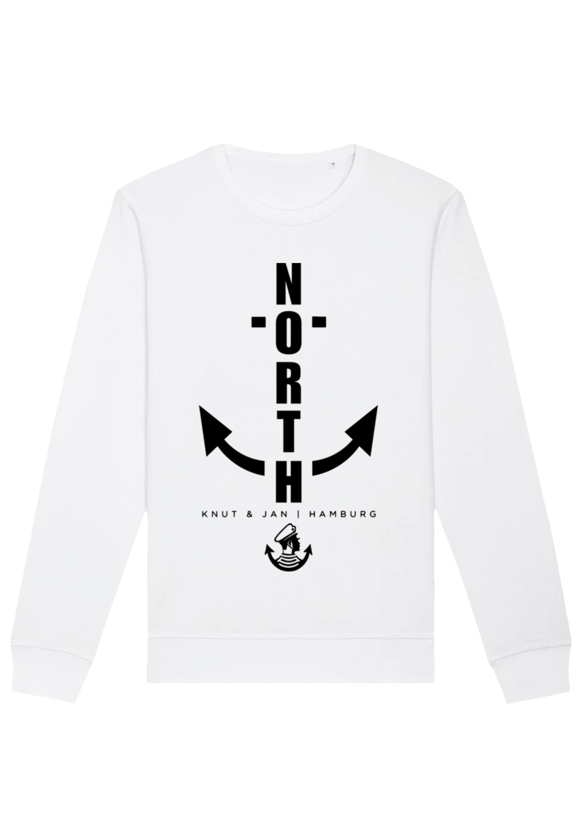 F4NT4STIC Sweatshirt "Ahoi Anker Outlines Knut & Jan Hamburg", Premium Qual günstig online kaufen