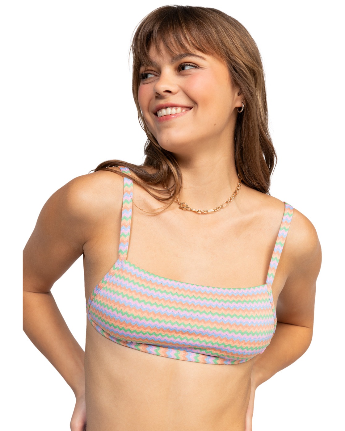 Roxy Bandeau-Bikini-Top "Wavy Stripe" günstig online kaufen