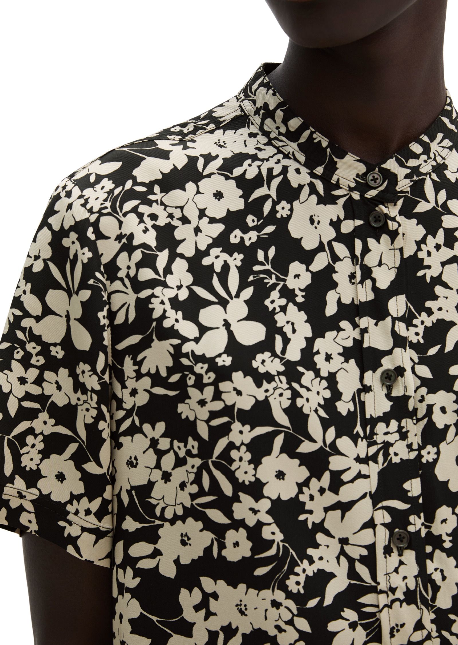 Marc O'Polo Kurzarmbluse »aus bedrucktem Viskose-Twill«