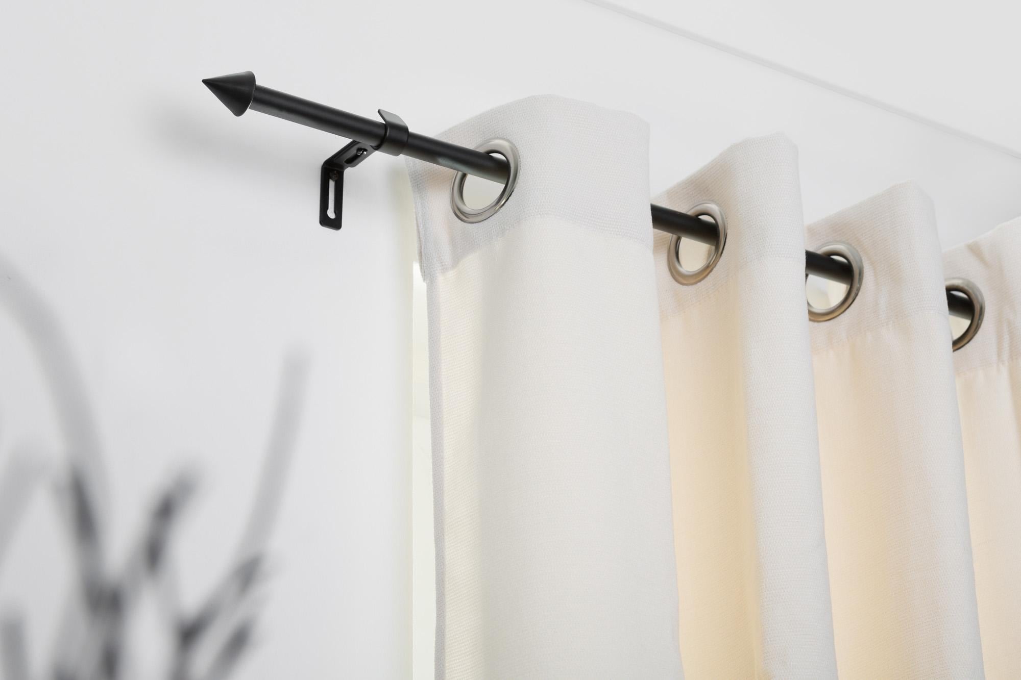 LICHTBLICK ORIGINAL Gardinenstange »Kegel«, 1 läufig-läufig, Fixmaß