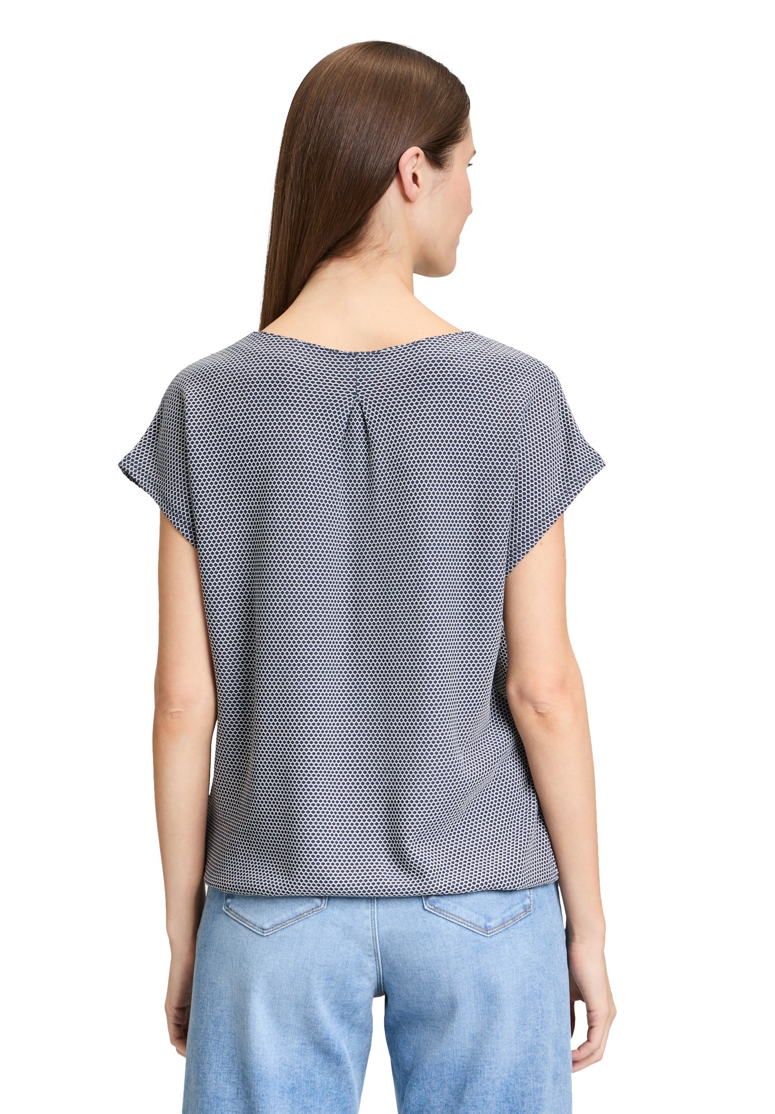 Betty&Co Kurzarmshirt »Betty & Co Casual-Shirt mit Struktur«, (1 tlg.), Material