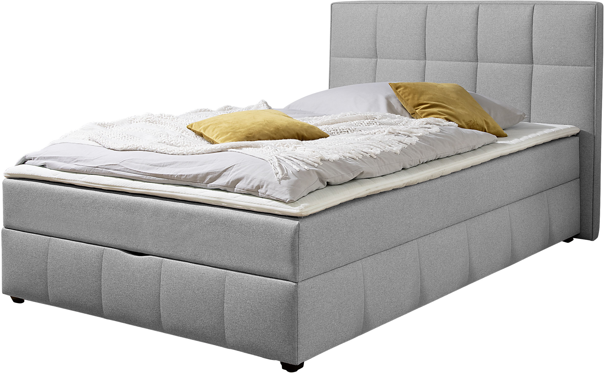 Home affaire Boxbett "Niemes inkl. Bettkasten und Topper, auch in Überlänge erhältlich" Boxbett mit Bettkasten, inkl. Topper