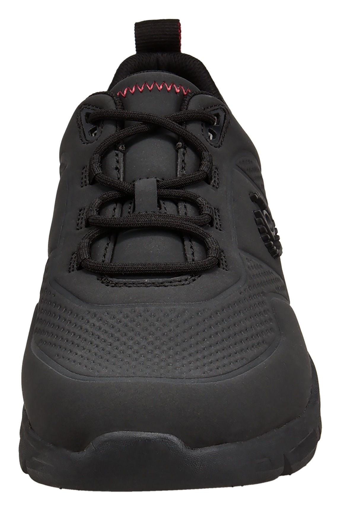 Keilsneaker BUGATTI, Herren, Gr. 41, schwarz, Lederimitat, unifarben, Schuhe, Freizeitschuh, Halbschuh, Schnürschuh mit seitlichem Logo-Icon 3