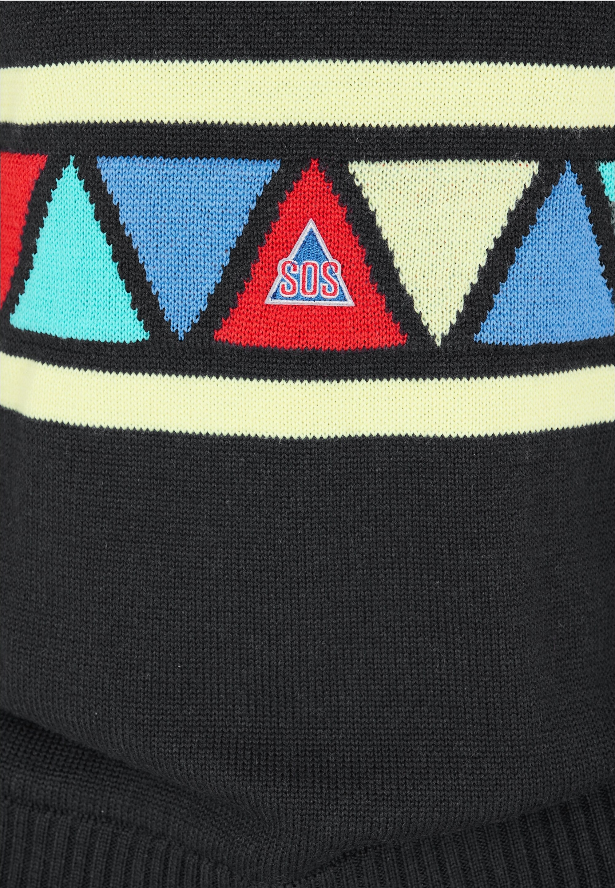 SOS Strickpullover »The Windbreaker«, im kultigen Strick-Look mit Merinowolle