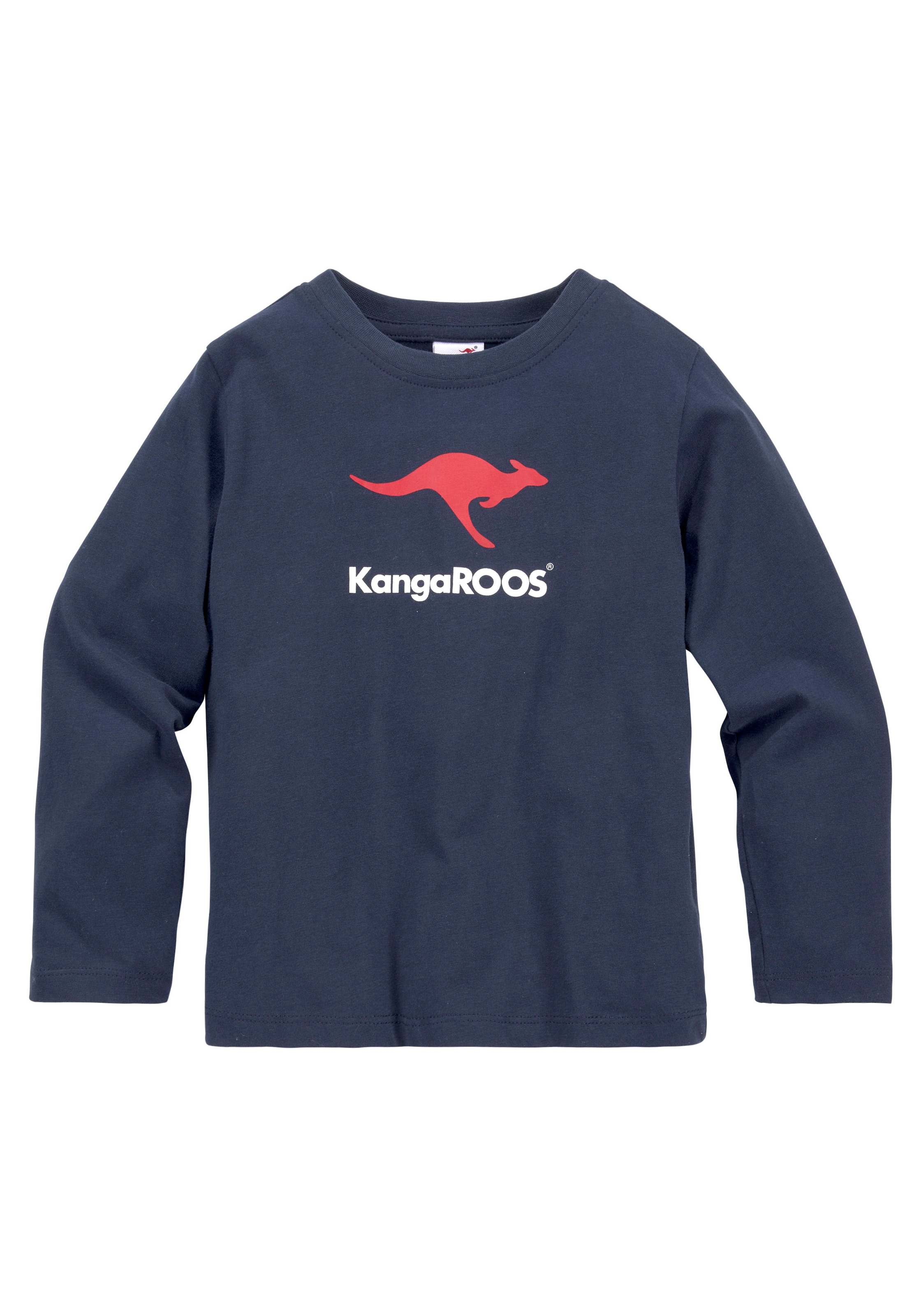Langarmshirt Logo« | KangaROOS »Basic BAUR
