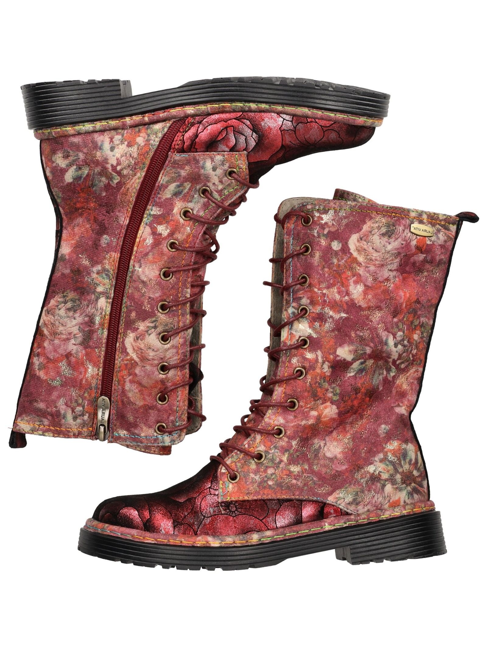 LAURA VITA Schnürstiefel »LAURA VITA Stiefel Leder/Textil«