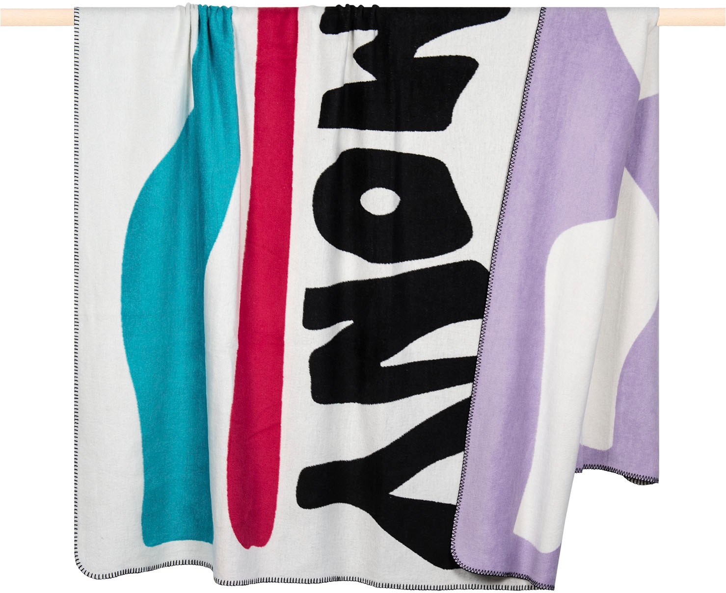 PAD Wohndecke "HARMONY" Made in Europe, Wendefunktion, gestreift, mit Schri günstig online kaufen