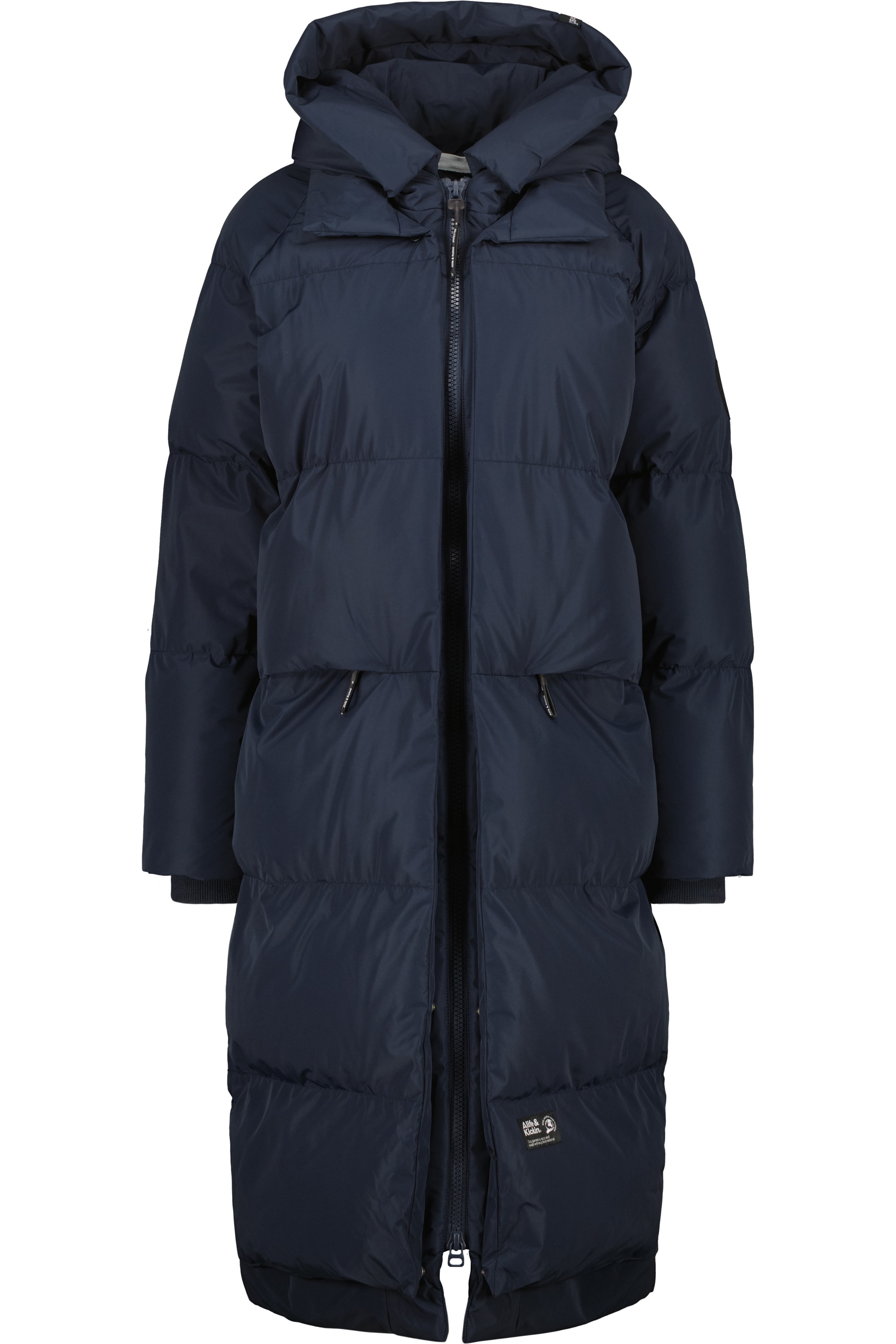 Winterjacke »Damen OanaAK A«, Langer gefütterter Steppmantel in gerade Passform und...