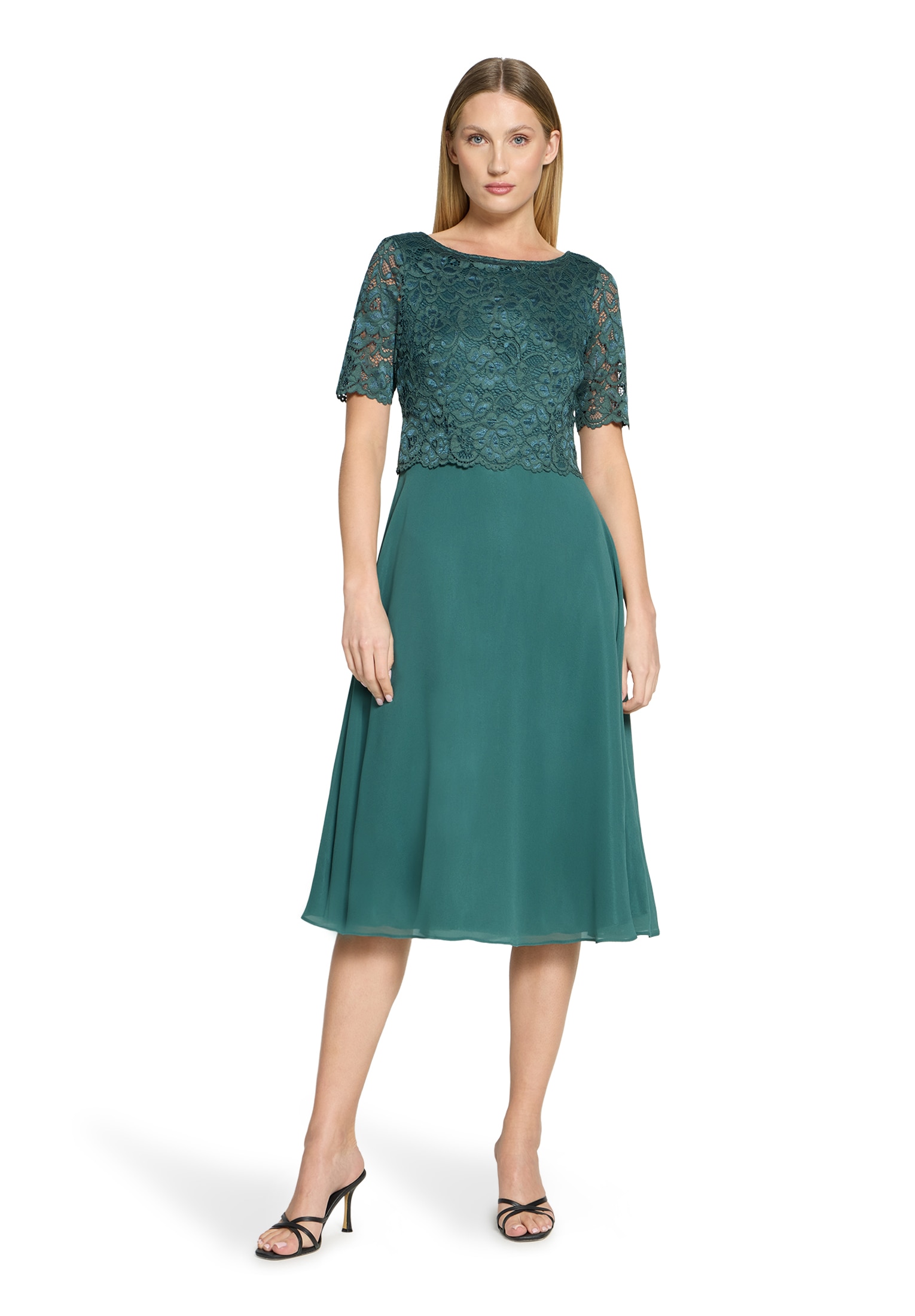 Vera Mont Cocktailkleid "Damen mit Spitze" Ohne Tasche Spitze günstig online kaufen