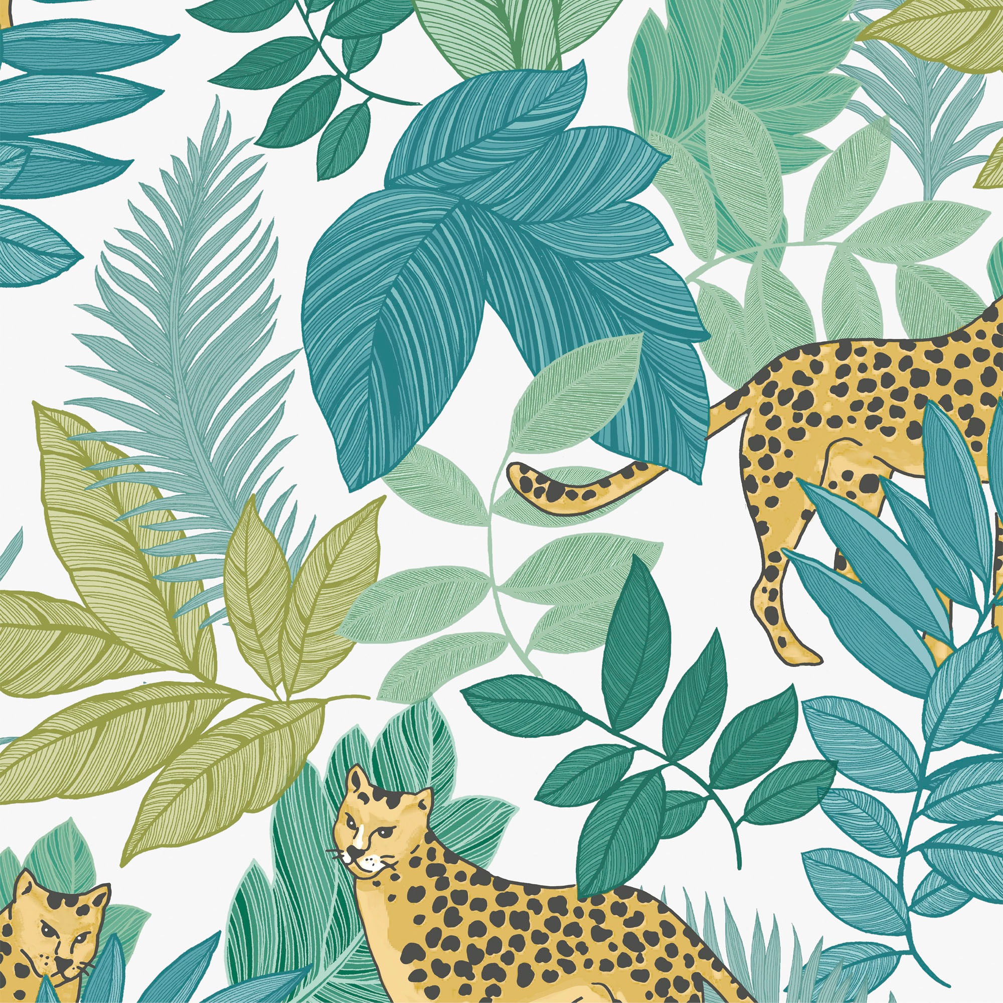 Envy Vliestapete »Cheetin Night and Day«, gemustert