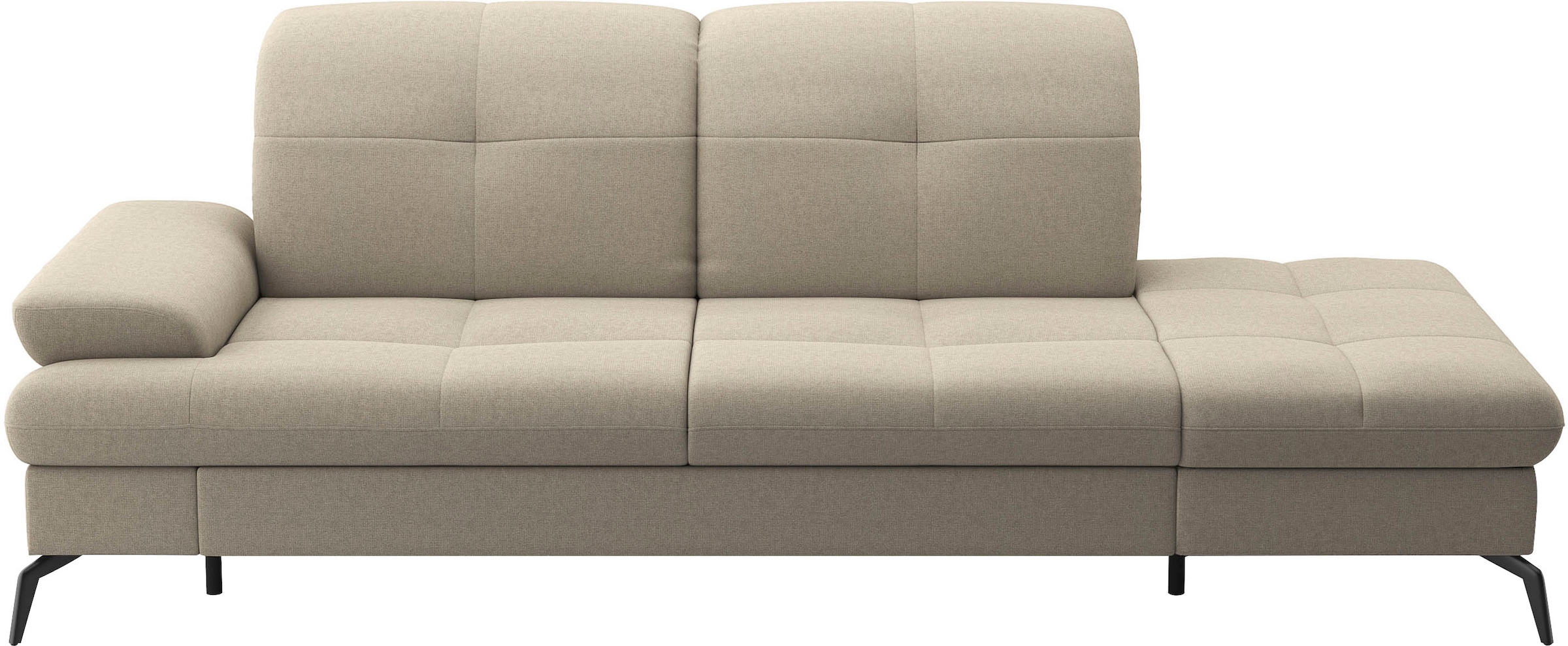 sit&more Recamiere »Amica, inkl. Sitztiefenverstellung und Armteilverstellung« wahlweise mit Kopfteilverstellung und Stauraum