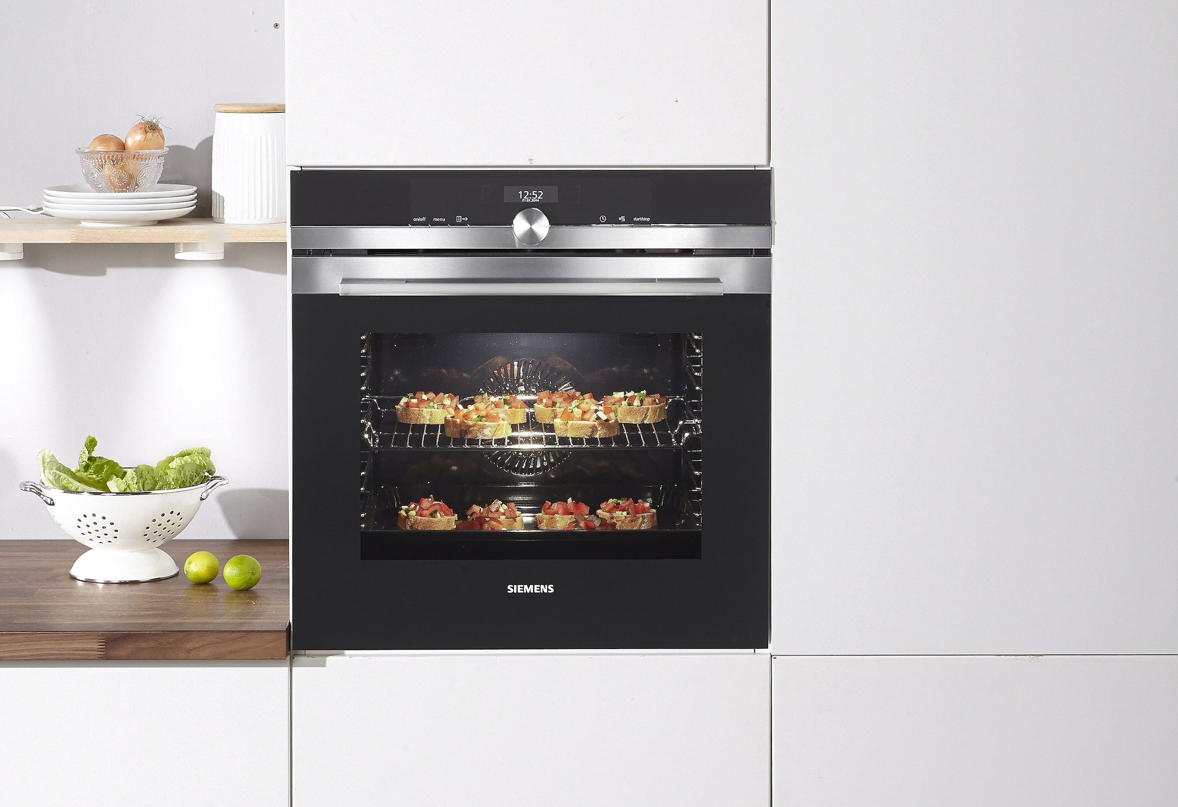 SIEMENS Einbaubackofen »HB632GBS1«, iQ700, HB632GBS1, mit Pizzastufe