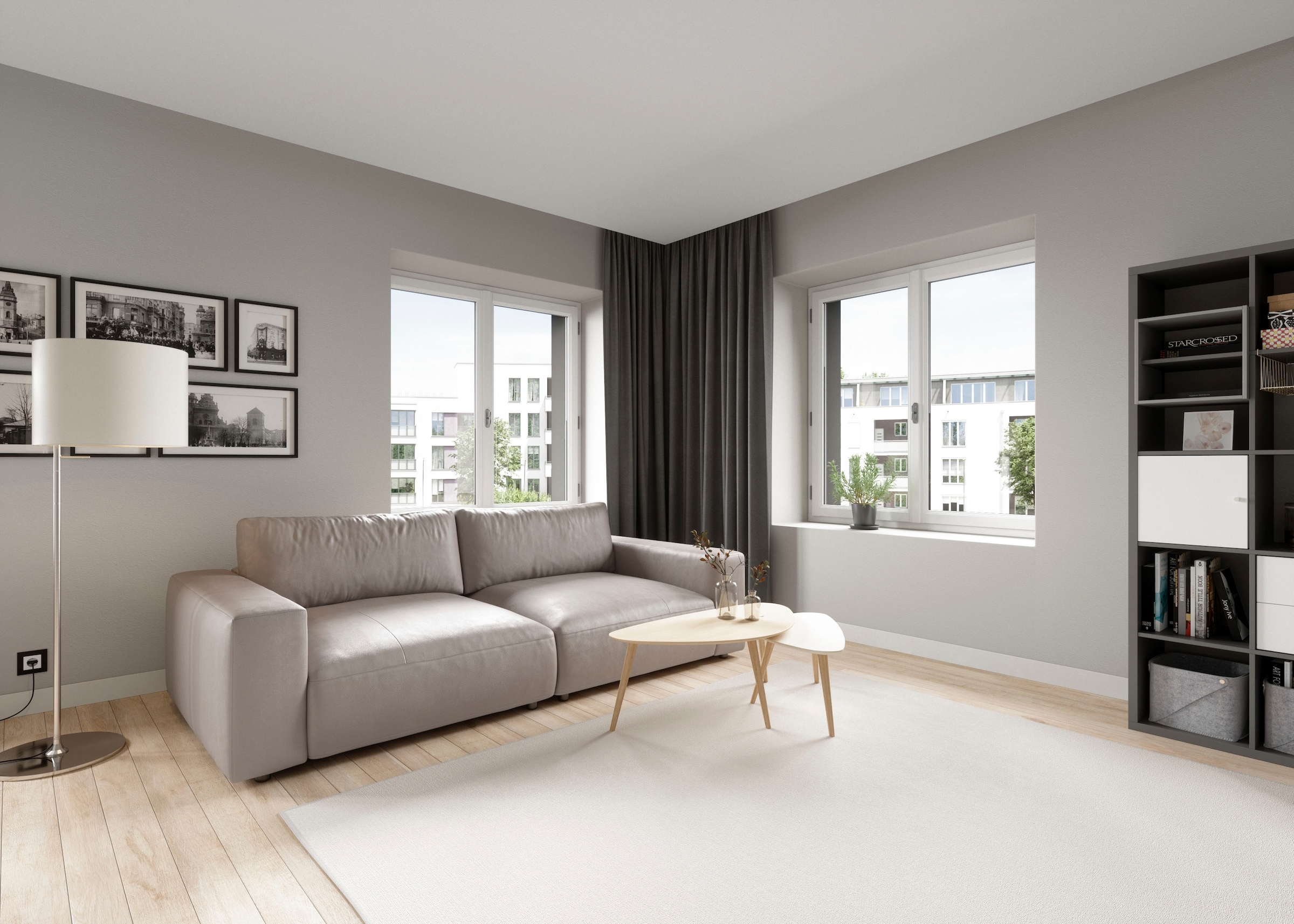 Musterring Big-Sofa "LUCIA Mega Sofa, hoher Sitzkomfort, Breite 252cm, Kontrastnaht" in vielen Qualitäten und 4 unterschiedlichen Nähten, 2,5-Sitzer