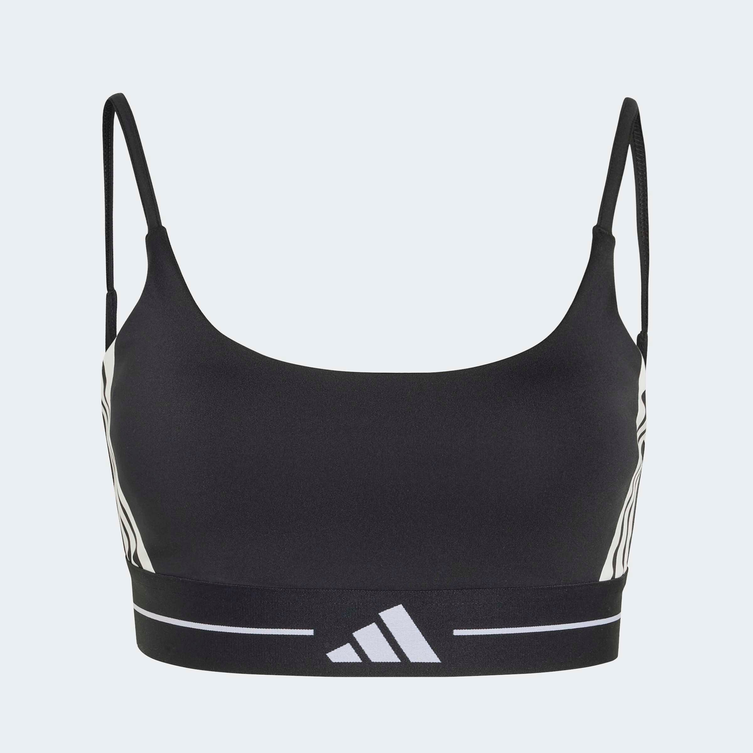 adidas Performance Sport-BH »HYPERGLAM 3-STREIFEN SPORT-BH, LEICHTER HALT, GEPOLSTERT«