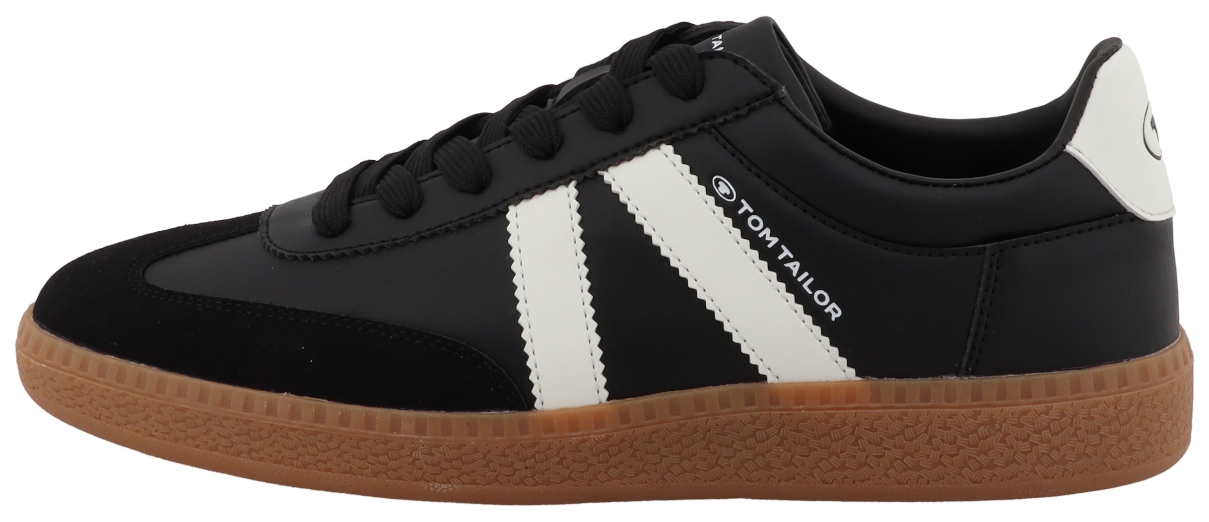 TOM TAILOR Sneaker »Kauthar«  Freizeitschuh, Halbschuh, Schnürschuh mit Kontrastbesatz