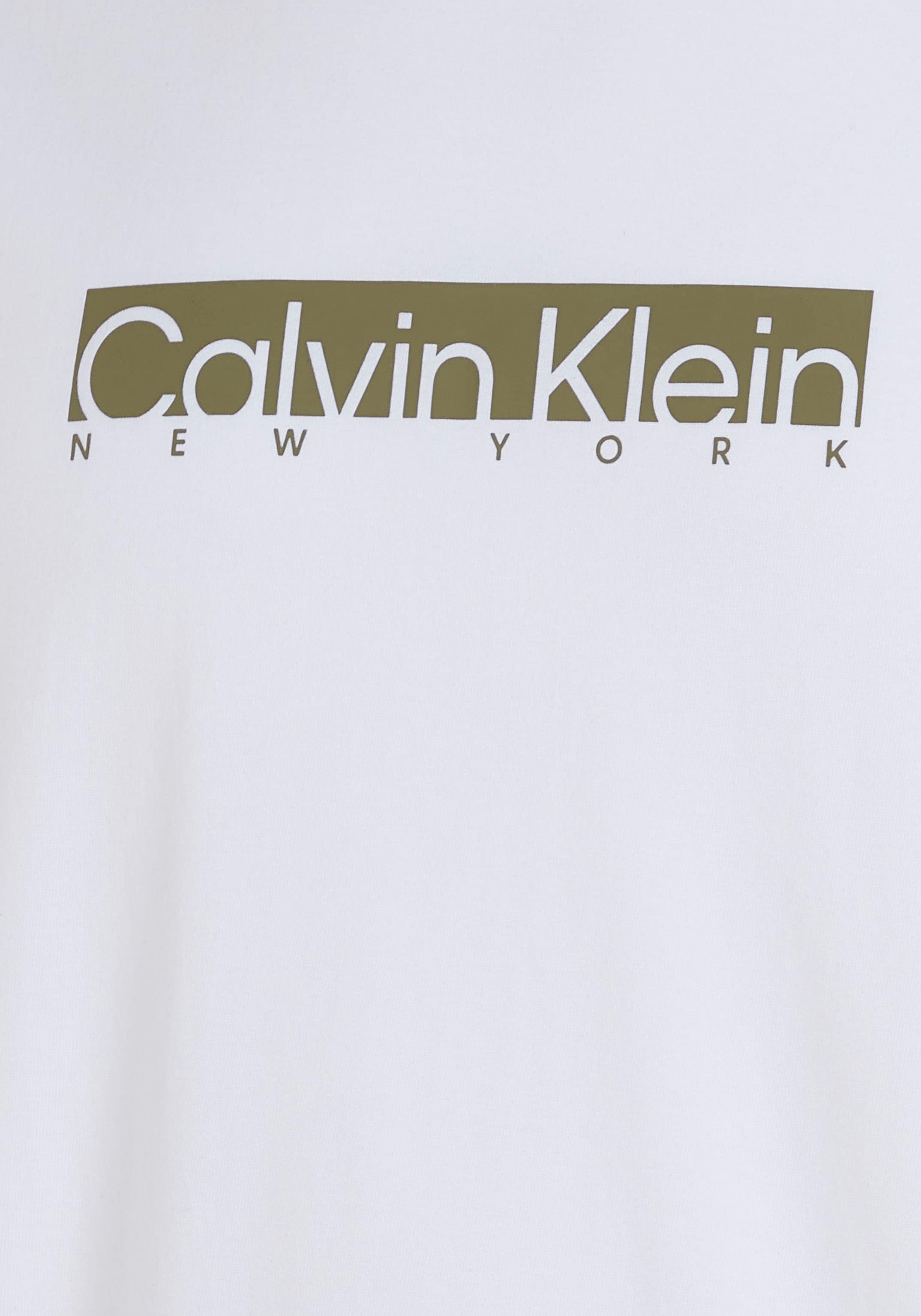 Calvin Klein Kurzarmshirt, mit Calvin Klein Logo auf der Brust ▷ kaufen |  BAUR