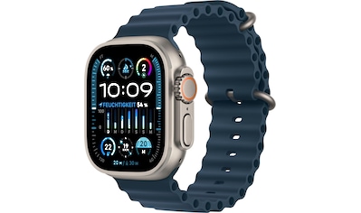 Smartwatch »Watch Ultra 2 GPS 49 mm + Cellular Titanium«, (Watch OS 10)