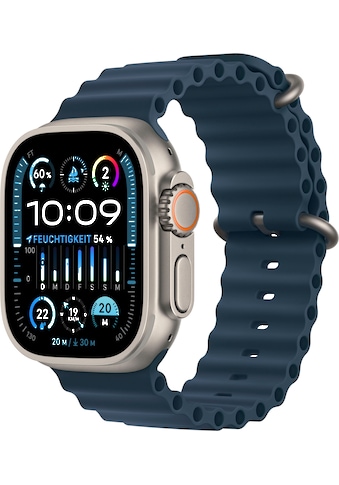 Smartwatch »Watch Ultra 2 GPS 49 mm + Cellular Titanium One-Size«, (Watch OS 10)