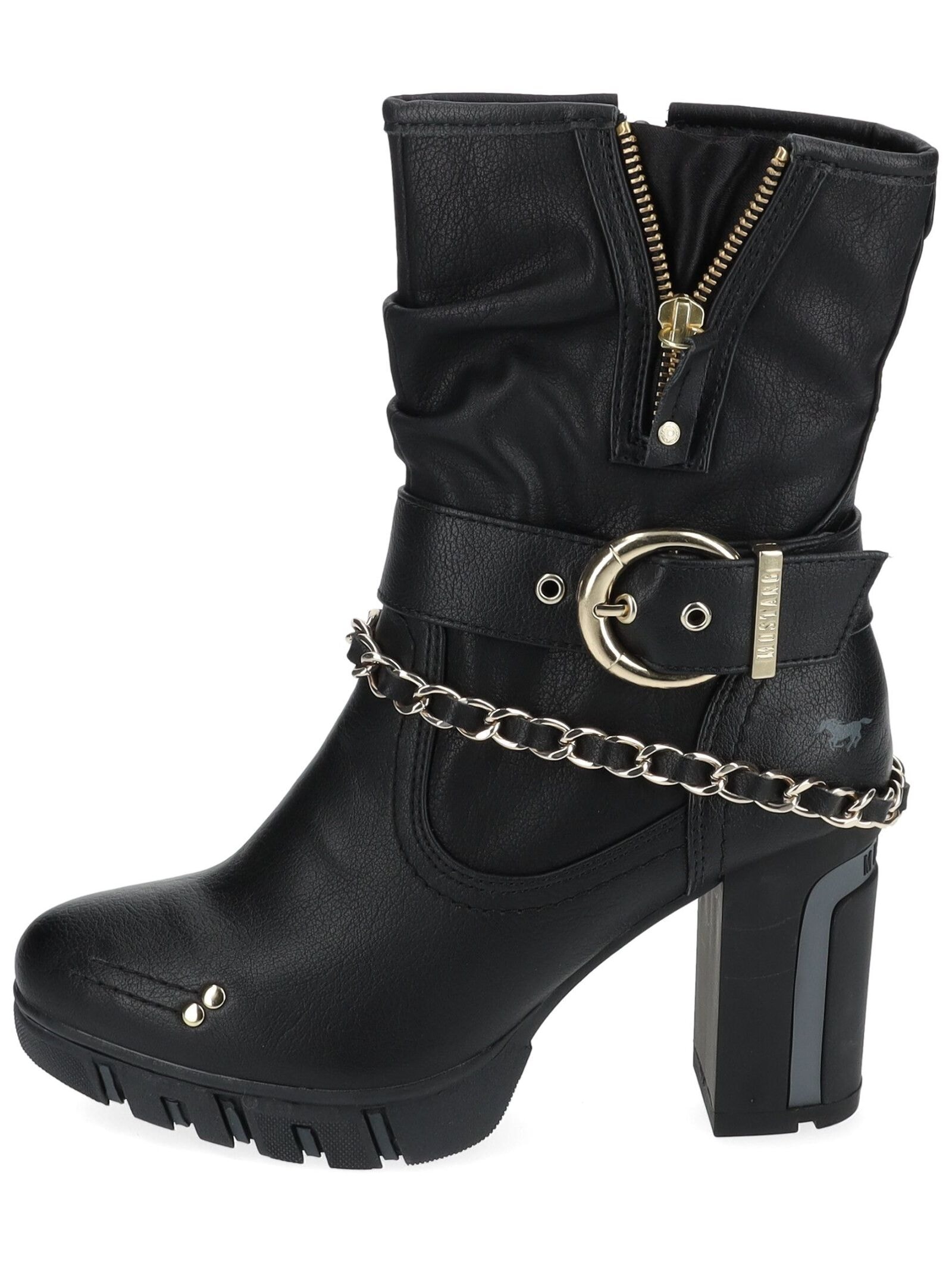 Mustang Shoes High-Heel-Stiefelette »Mustang Shoes Stiefelette Lederimitat«