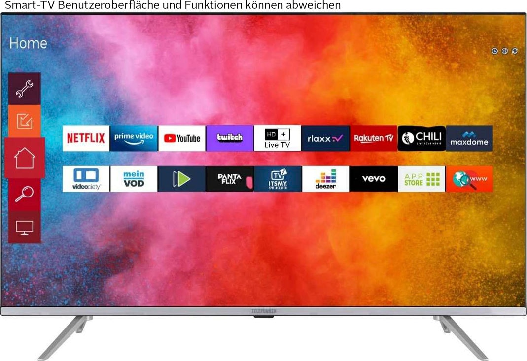 Telefunken LED-Fernseher »D55V850M5CWHI«, 138 cm/55 Zoll, 4K Ultra HD, Smart-TV