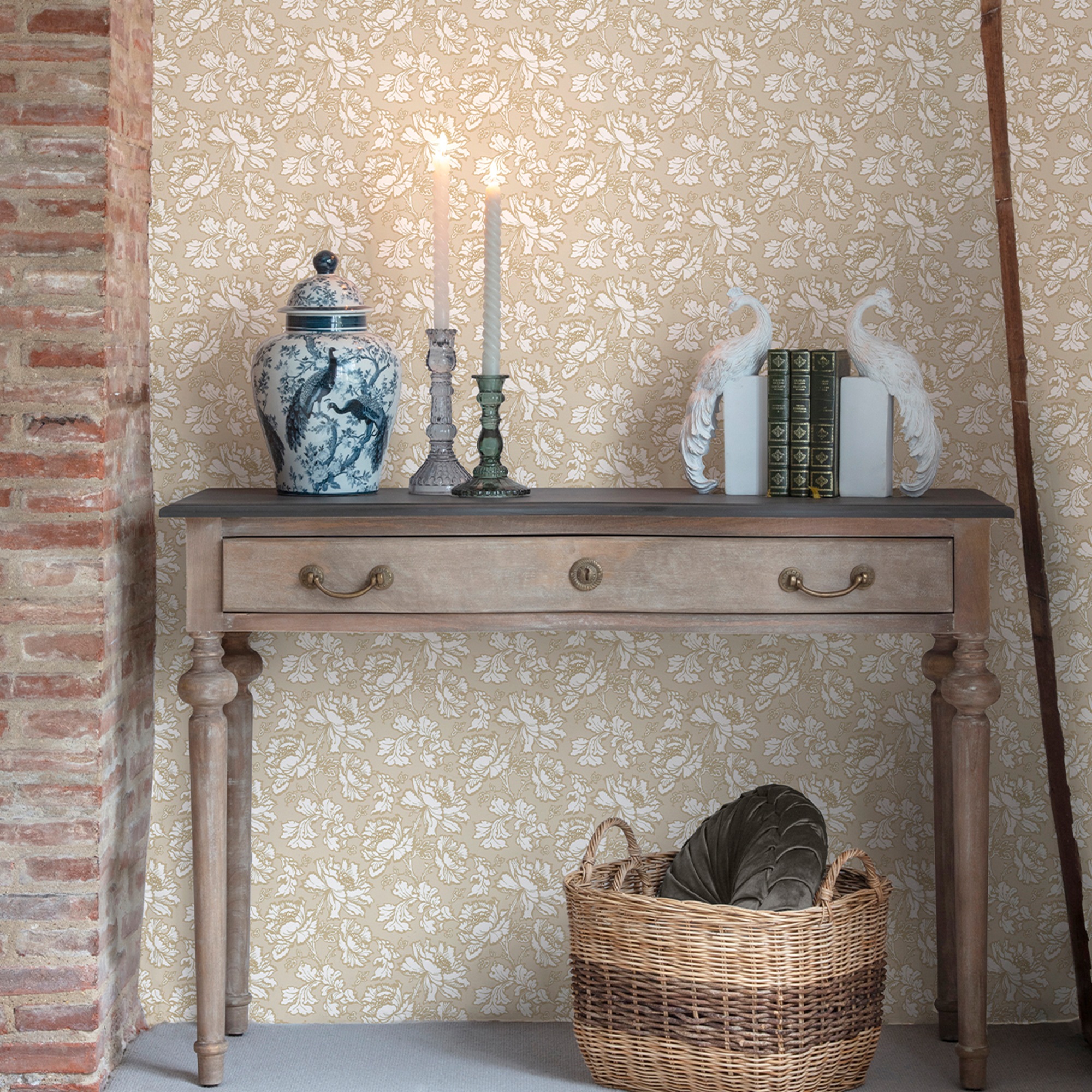 LAURA ASHLEY Vliestapete "TAMARA" floral glatt Design Tapeten