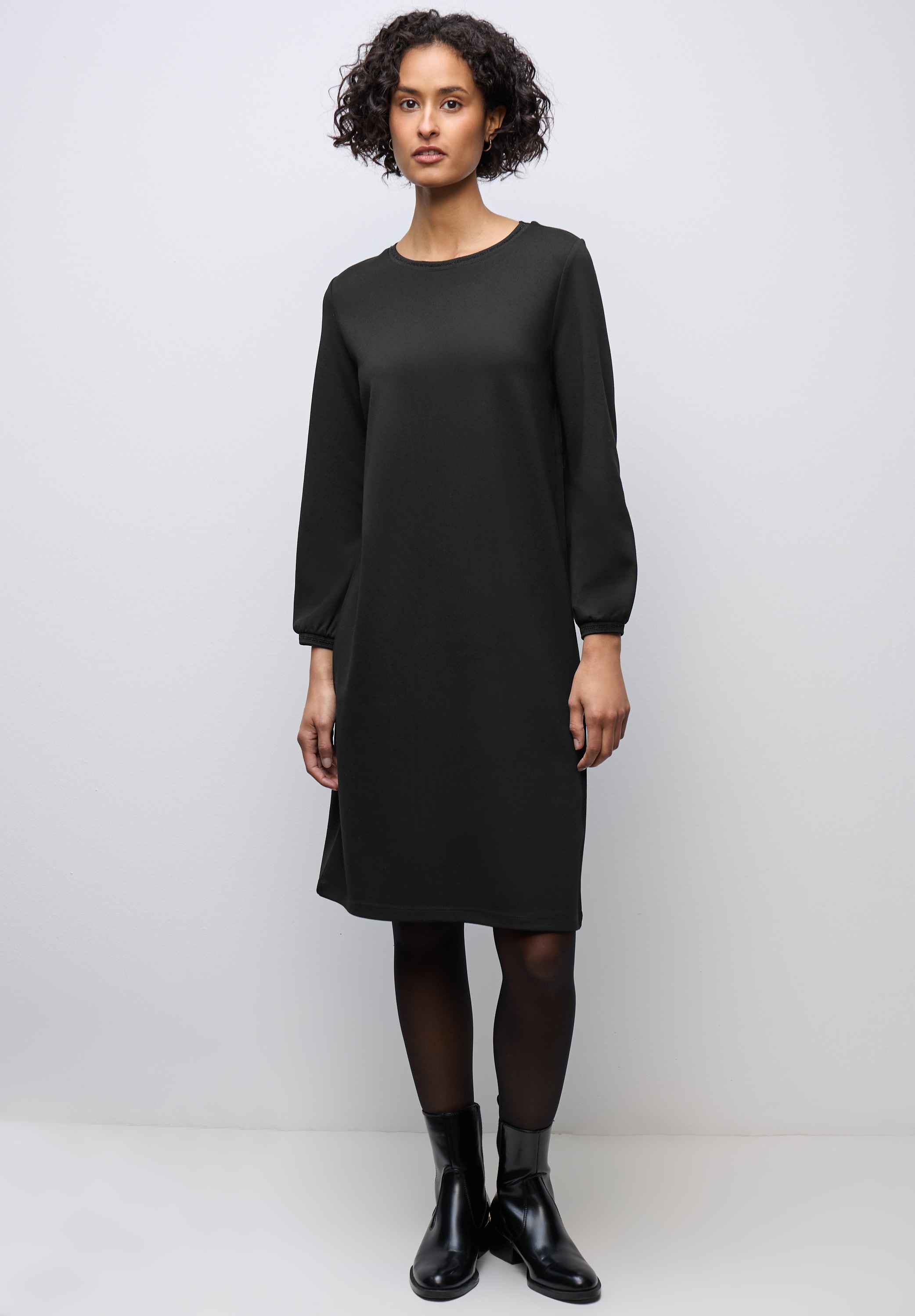 STREET ONE Jerseykleid Ohne Taschen in Unifarbe günstig online kaufen