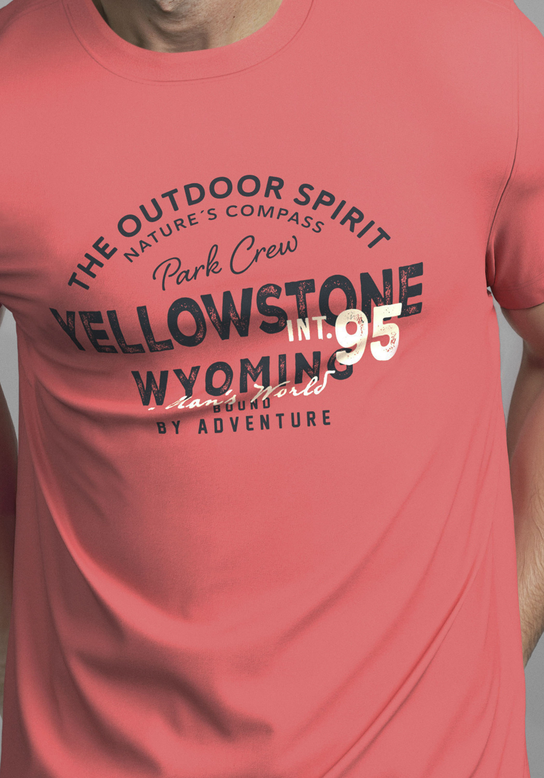 Thumbnail - Mans World Rundhalsshirt "Neue Kollektion", mit Print