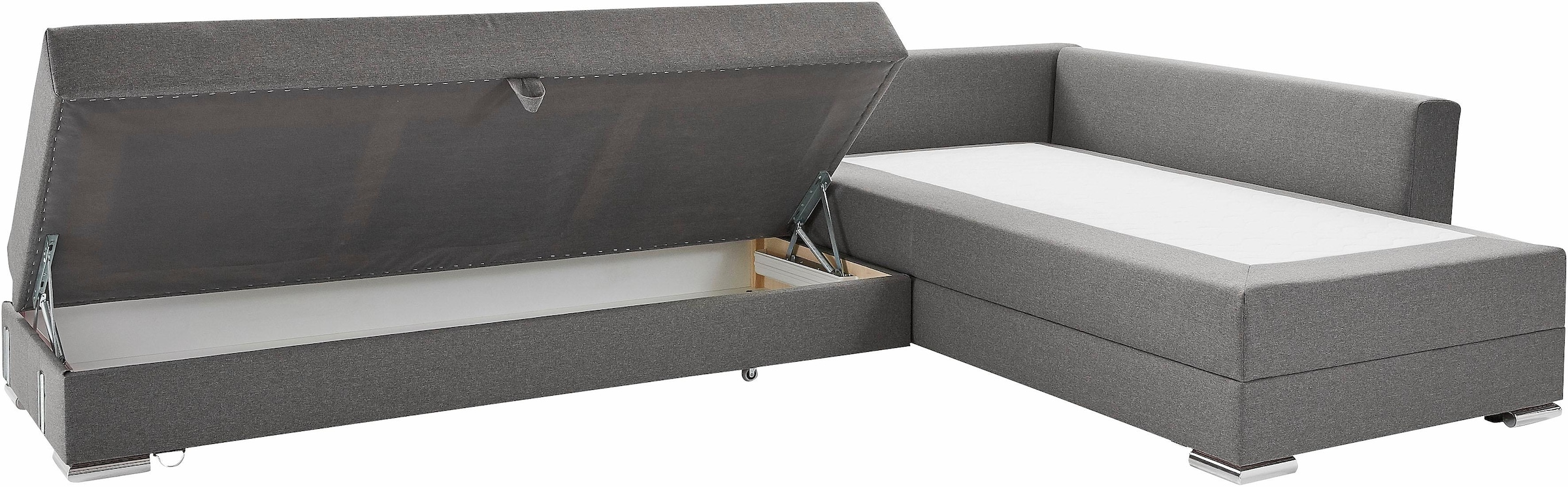 INOSIGN Ecksofa »Night & Day L-Form«, mit Bettfunktion 180 cm, Dauerschlaffunktion