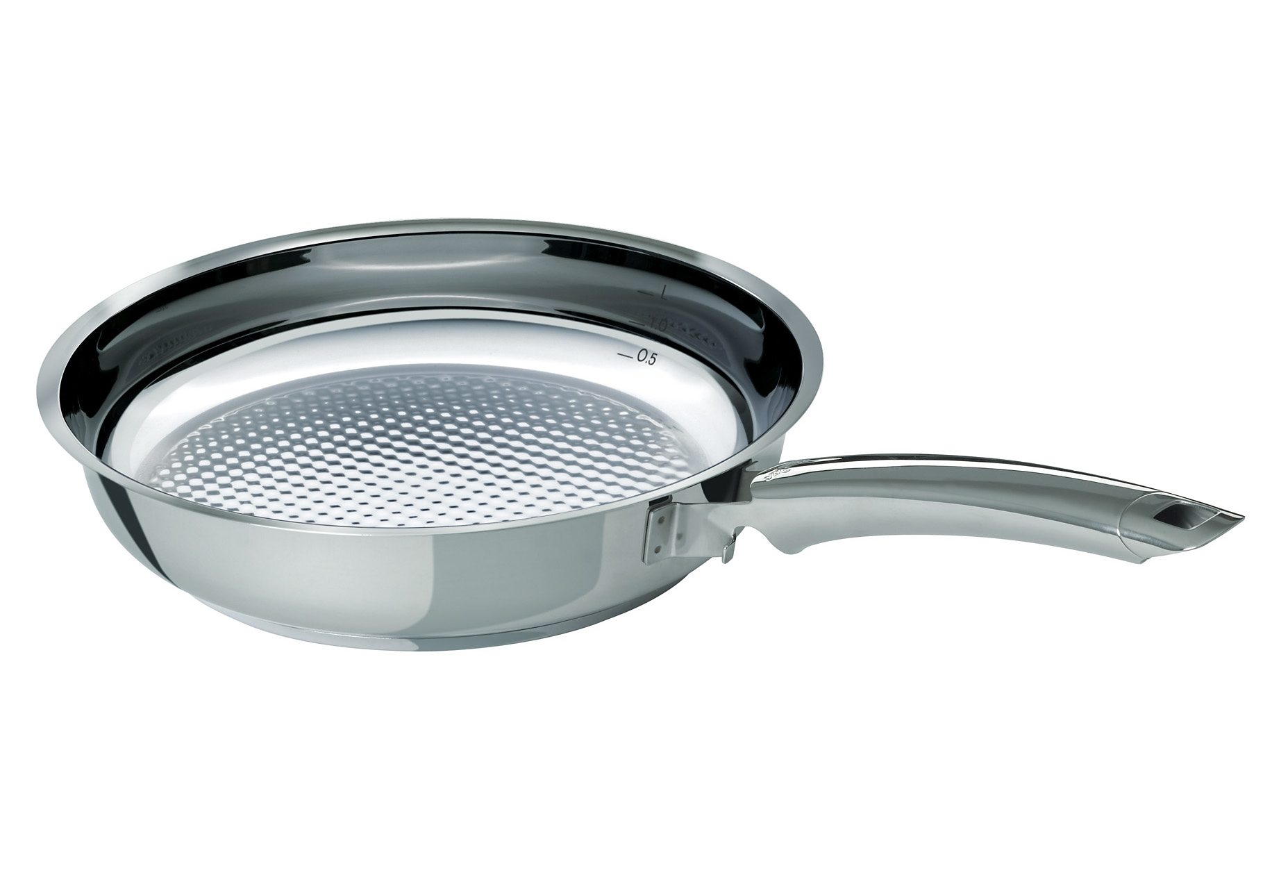 Bratpfanne crispy steelux premium, Edelstahl 18/10, (1 tlg.), Induktion Bratpfanne crispy steelux premium, Edelstahl 18/10, (1 tlg.), Induktion