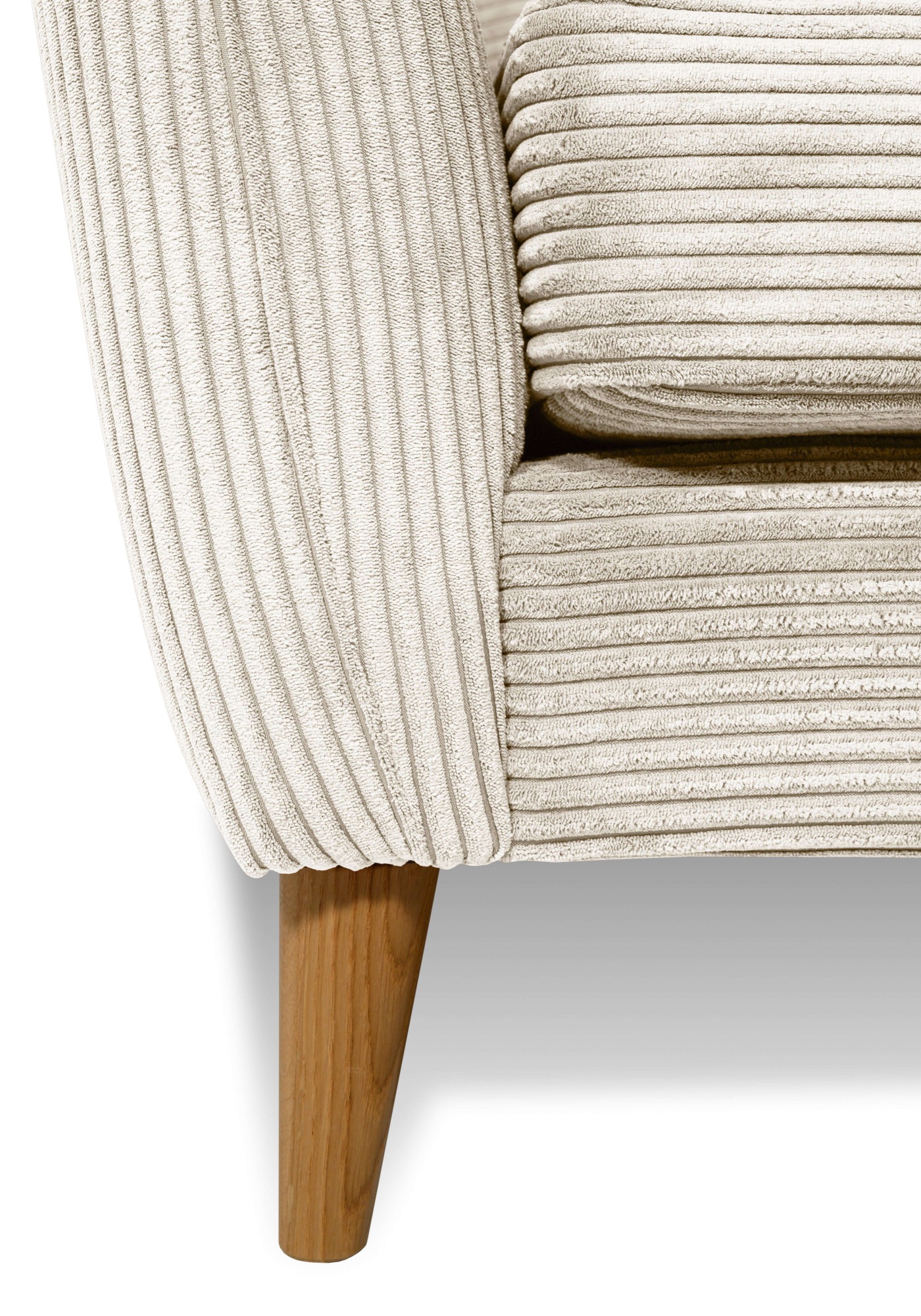 Home affaire 2-Sitzer »MARSEILLE Sofa 170 cm«, mit Massivholzbeinen aus Eiche, verschiedene Bezüge und Farbvarianten