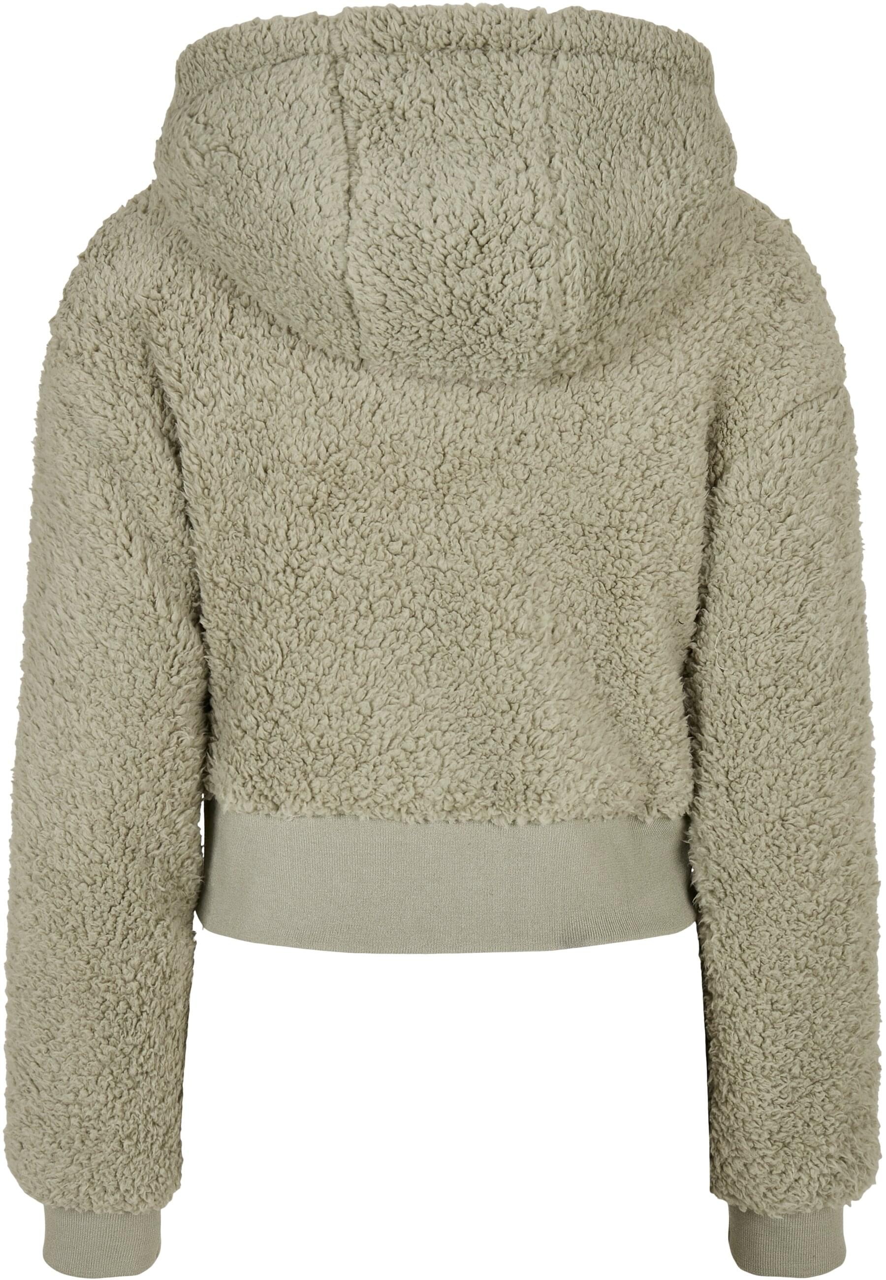URBAN CLASSICS Allwetterjacke »Urban Classics Damen Ladies Short Oversized Sherpa Jacket«, (1 St.), mit Kapuze