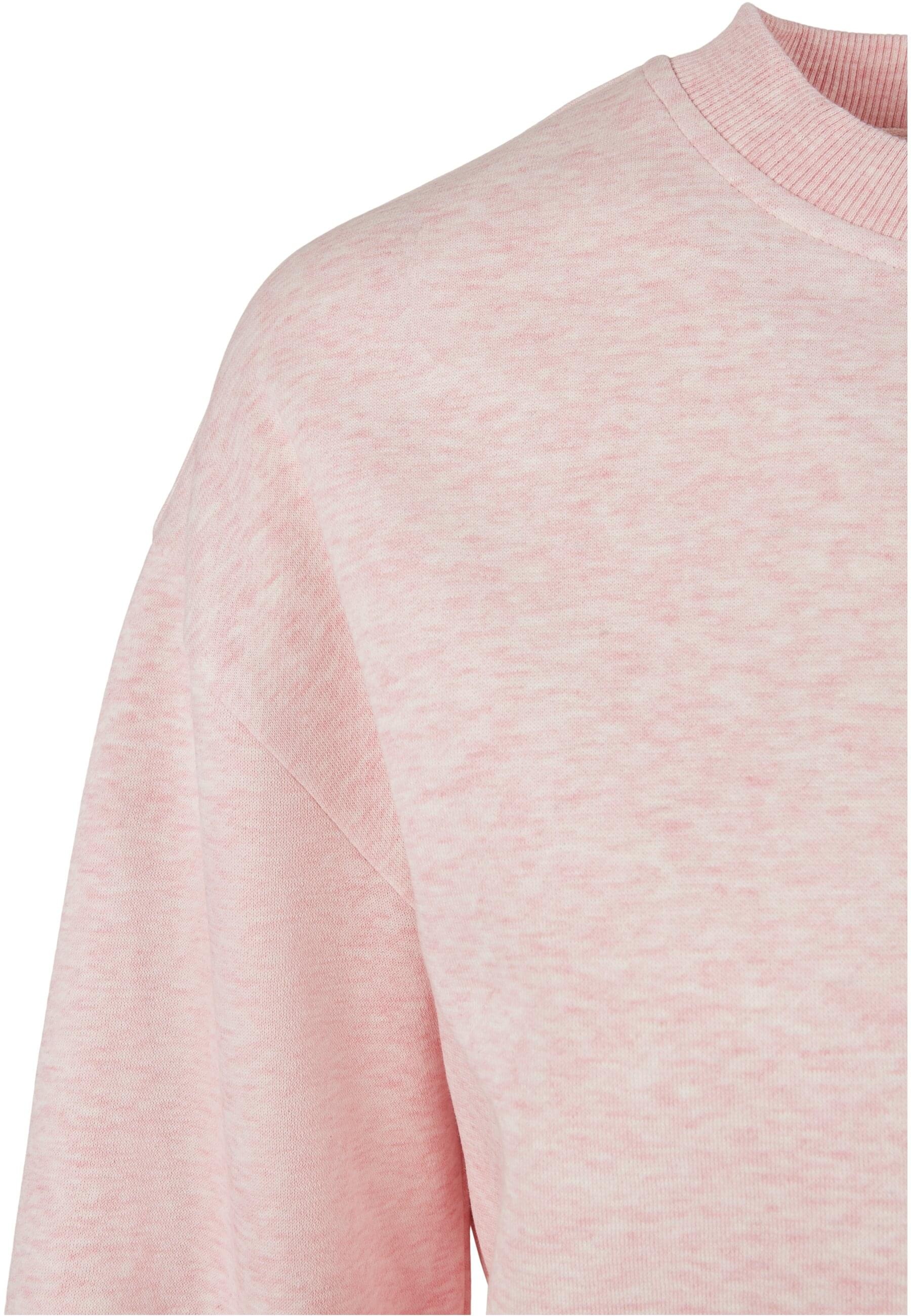 URBAN CLASSICS Sweater »Urban Classics Damen Ladies Oversized Color Melange Crewneck«, (1 tlg.)