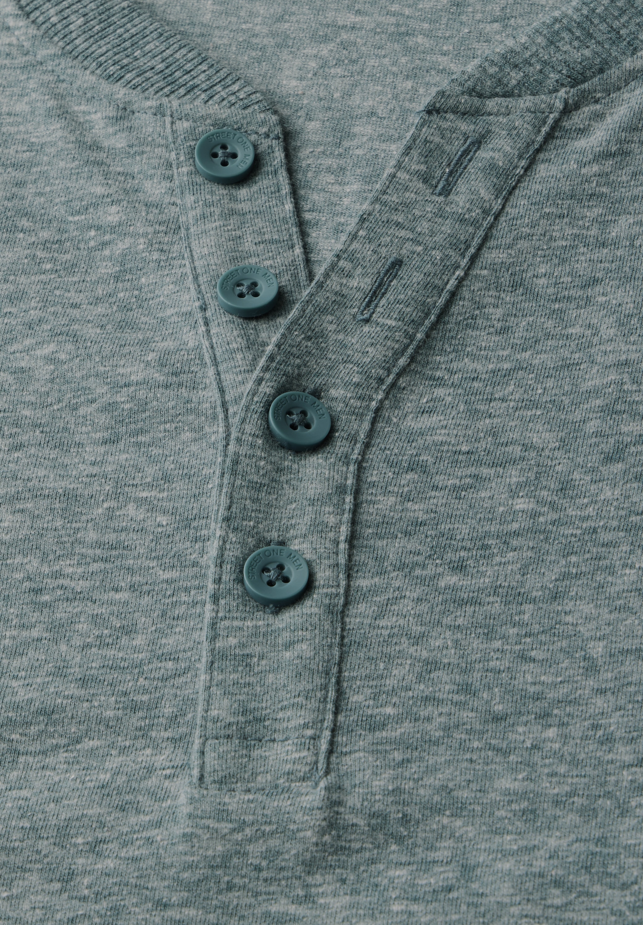 STREET ONE MEN T-Shirt, aus softem Materialmix