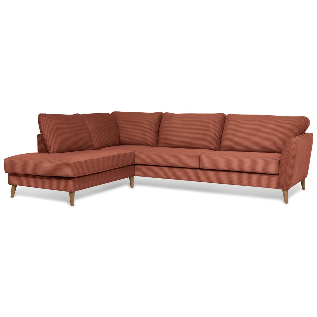 Home affaire Ecksofa »MARSEILLE 278/202 cm, Ottomane rechts/links wählbar«