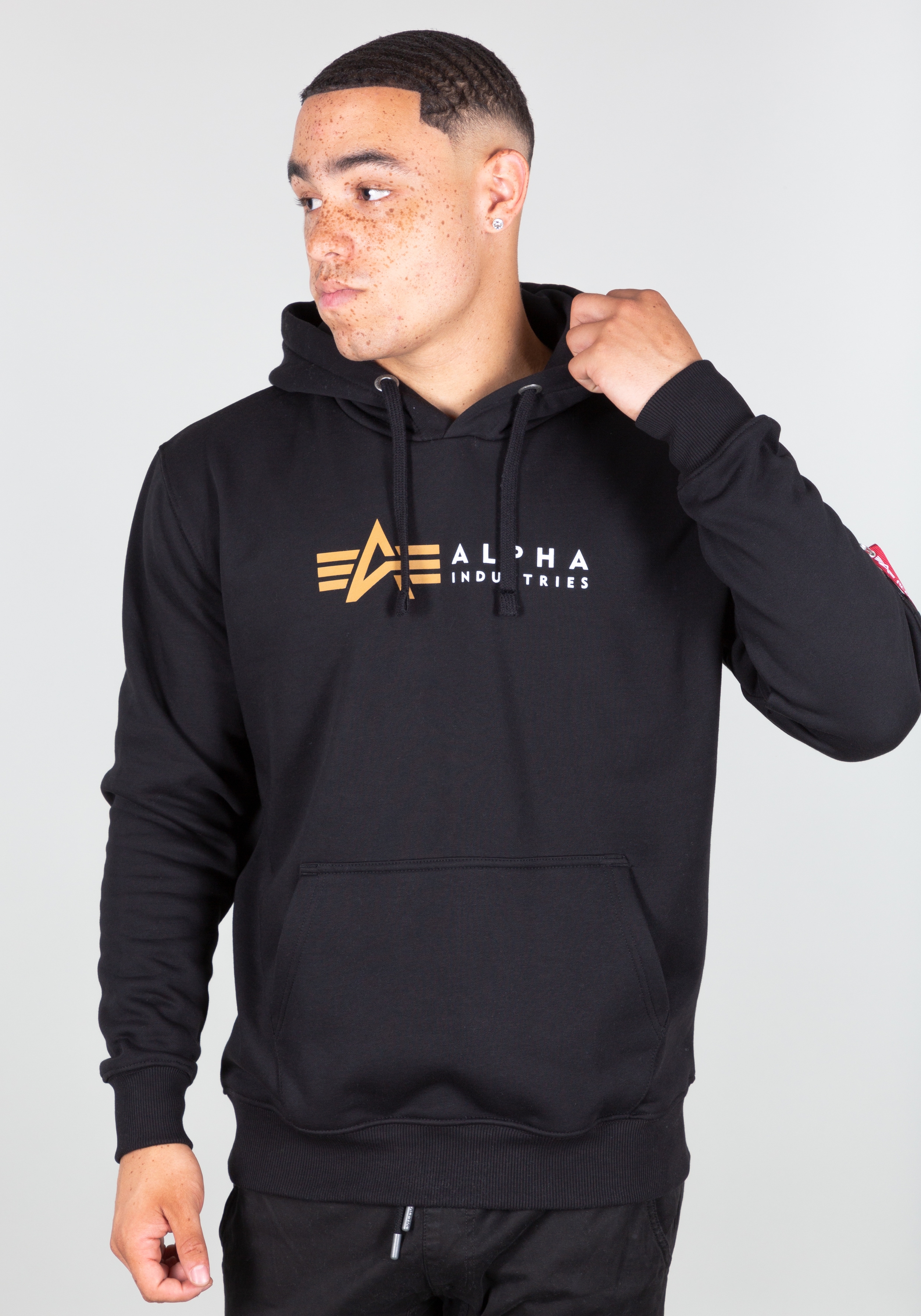 Alpha Industries Hoodie "Alpha Industries Men - Hoodies Alpha Label Hoodie"