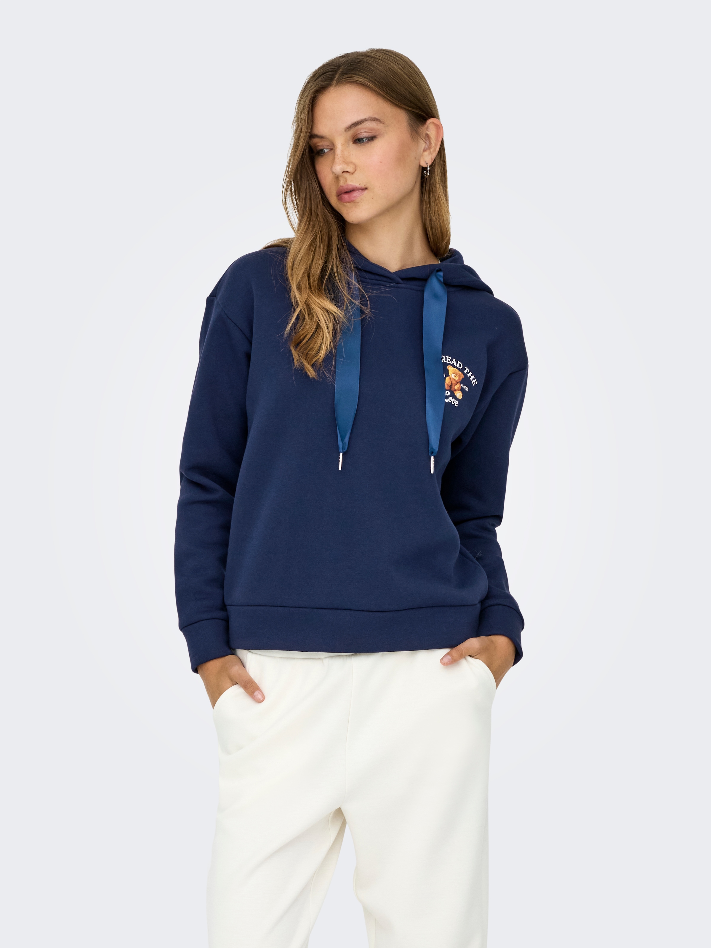 ONLY Kapuzensweatshirt »ONLRICKY L/S HOOD BOX SWT«
