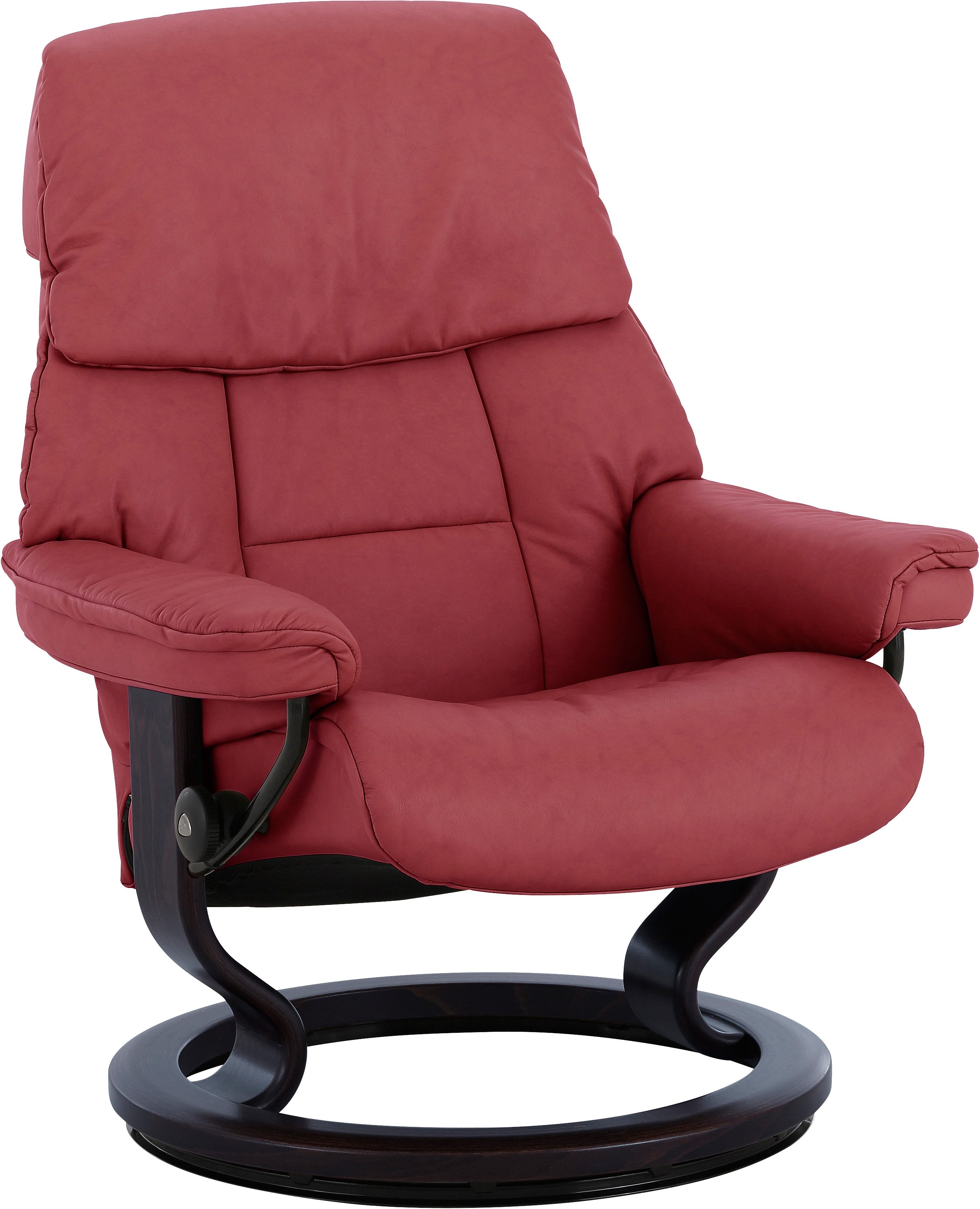 Stressless Relaxsessel "Ruby" mit Classic Base, Größe M, Gestell Eiche, Wenge, Braun & Schwarz