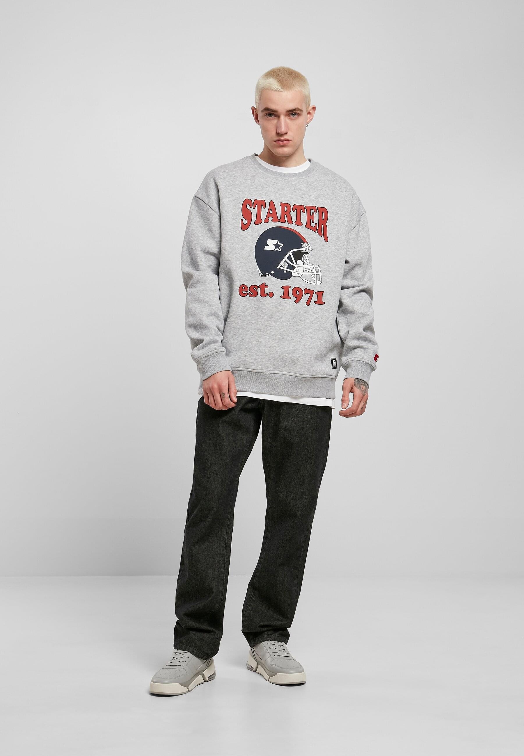 Starter Black Label Rundhalspullover »Starter Black Label Herren Starter Football Crewneck«, (1 tlg.)