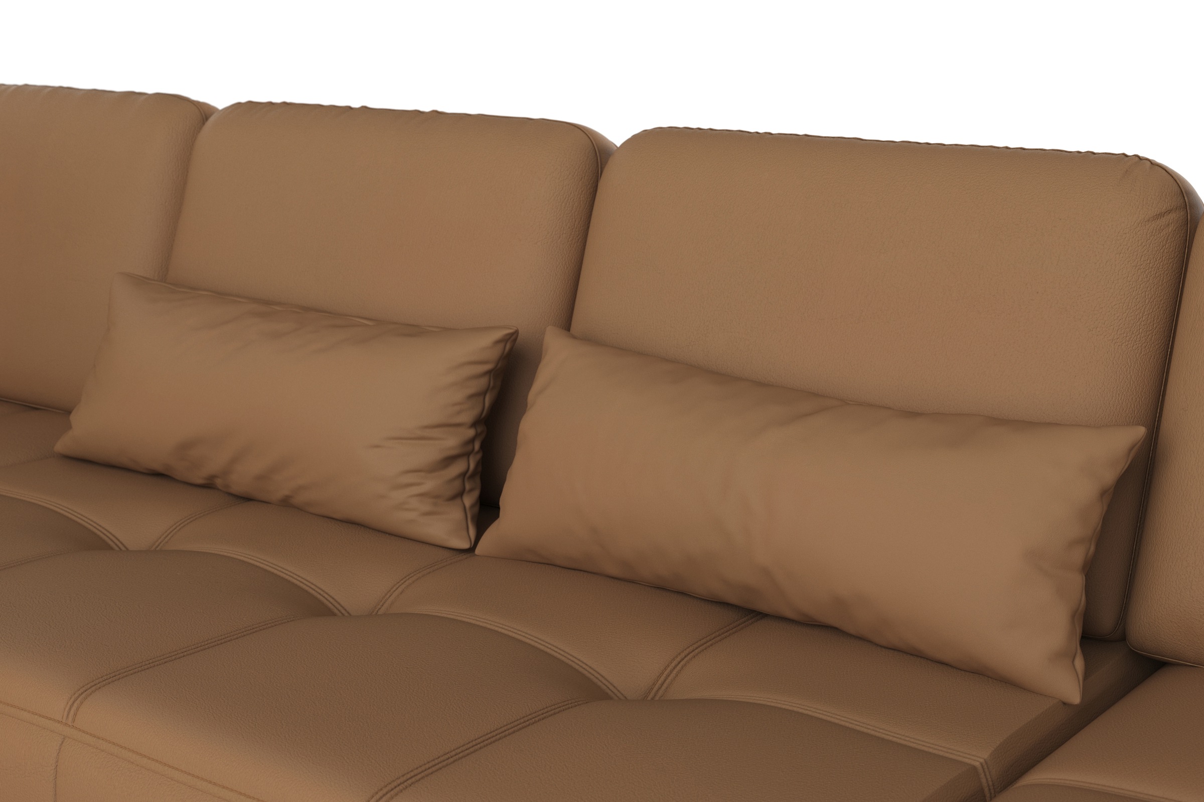 sit&more Wohnlandschaft »Bendigo U-Form«, inklusive Sitztiefenverstellung, Bodenfreiheit 12 cm, in 2 Fußfarben
