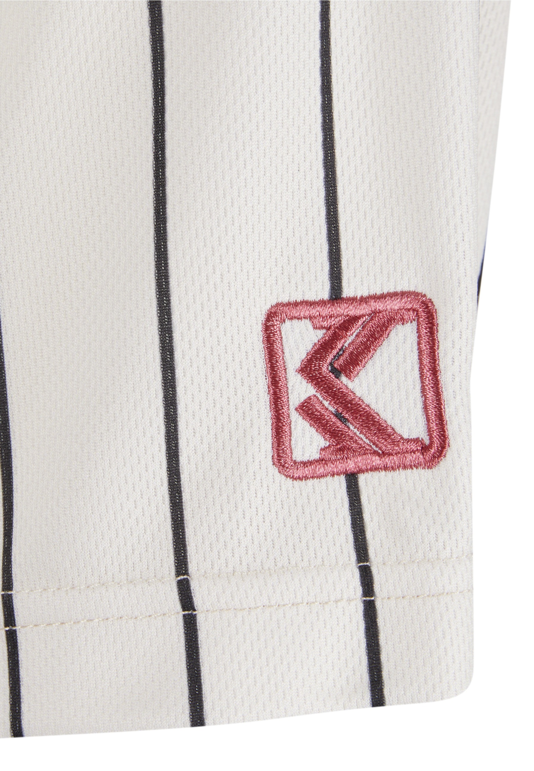 Karl Kani Kurzarmshirt »Karl Kani Varsity Heart Pinstripe Baseball Shirt« 1