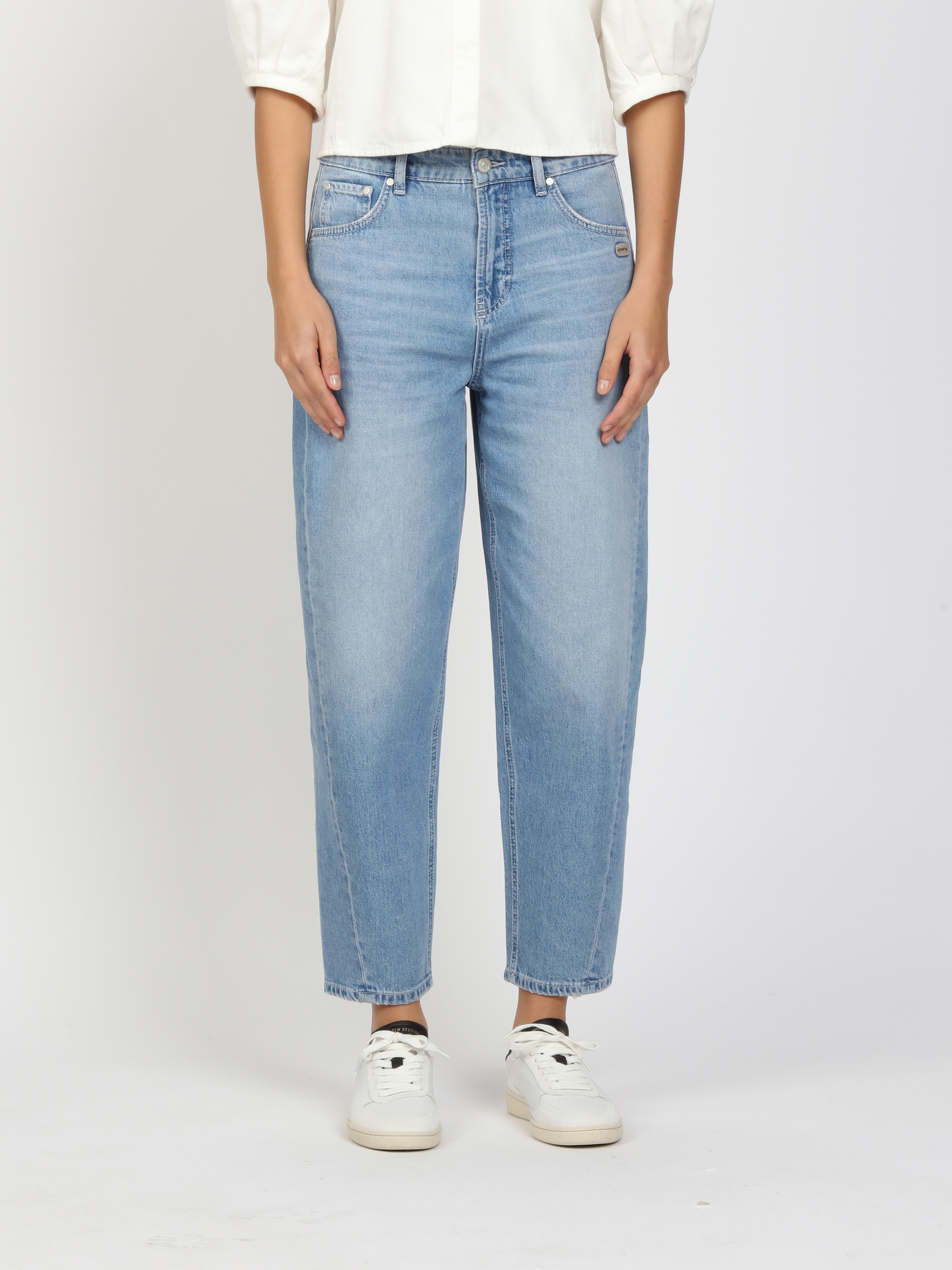 GANG 5-Pocket-Jeans "94BLAKE" mit eingesetztem Seitenstreifen, cropped günstig online kaufen