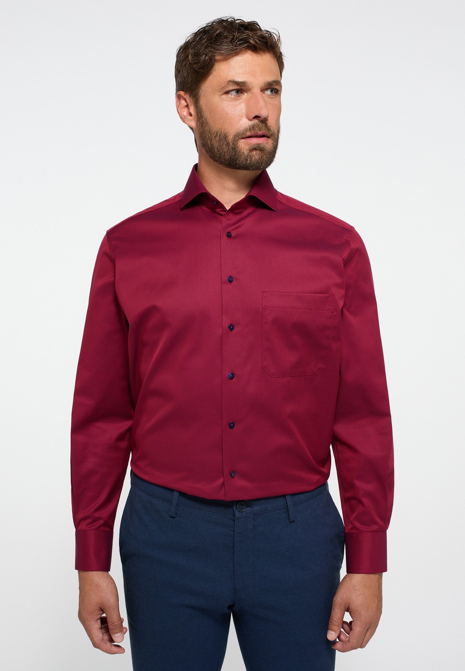 Eterna Langarmhemd "COMFORT FIT" NON IRON (bügelfrei) günstig online kaufen