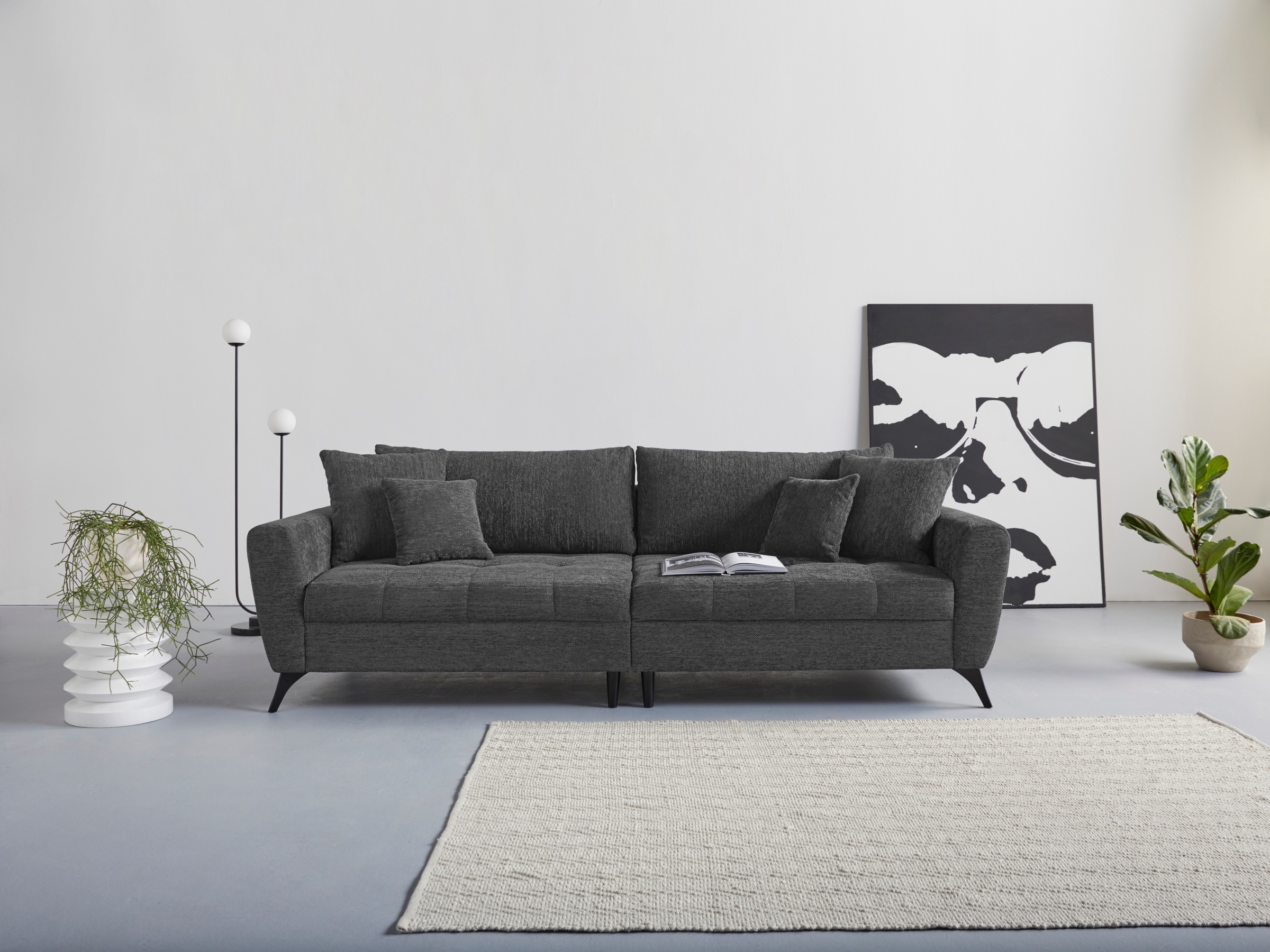 INOSIGN Big-Sofa "Lörby", Belastbarkeit bis 140kg pro Sitzplatz, auch mit Aqua clean-Bezug