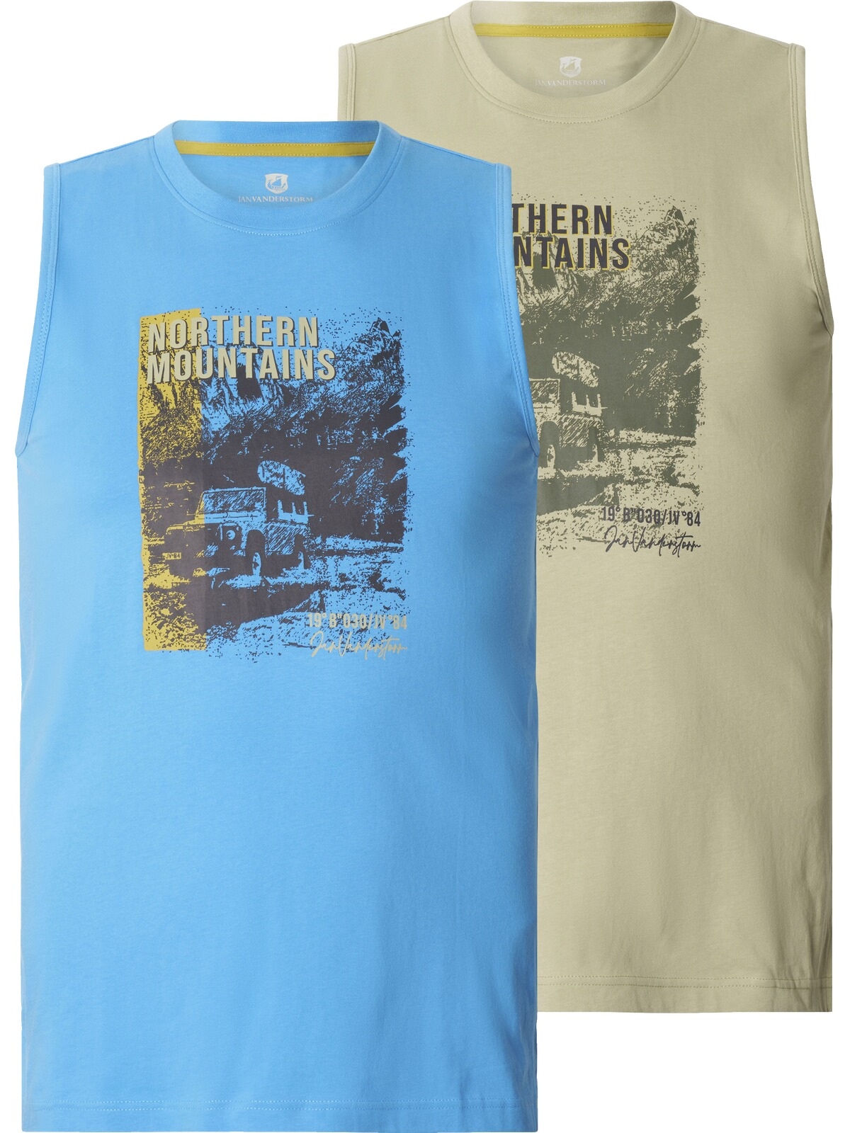 Jan Vanderstorm Muskelshirt "Doppelpack Tanktop KEROR" günstig online kaufen